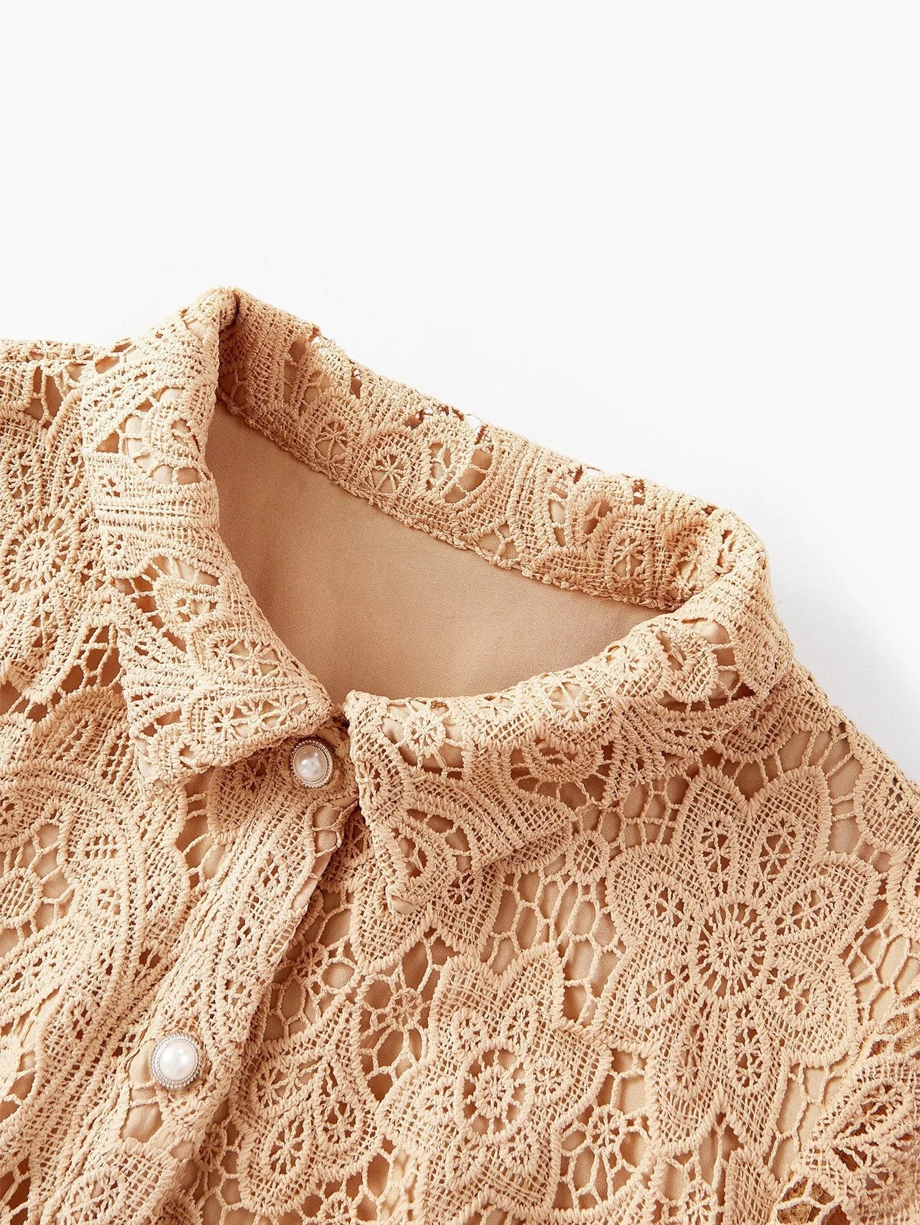 PREMIUM GUIPURE LACE PLEATED DRESS