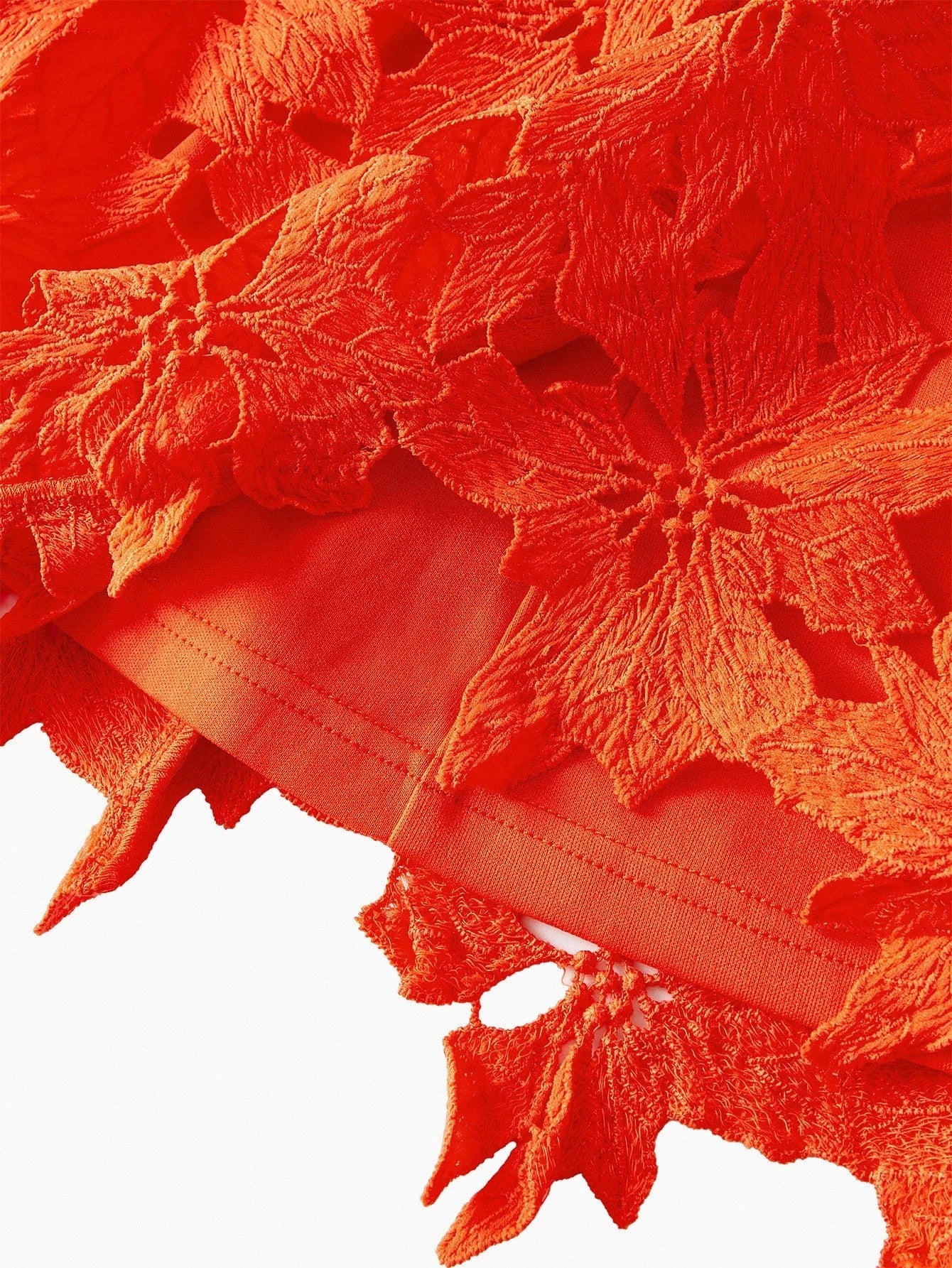 PREMIUM GUIPURE LACE SLEEVELESS SHORT DRESS