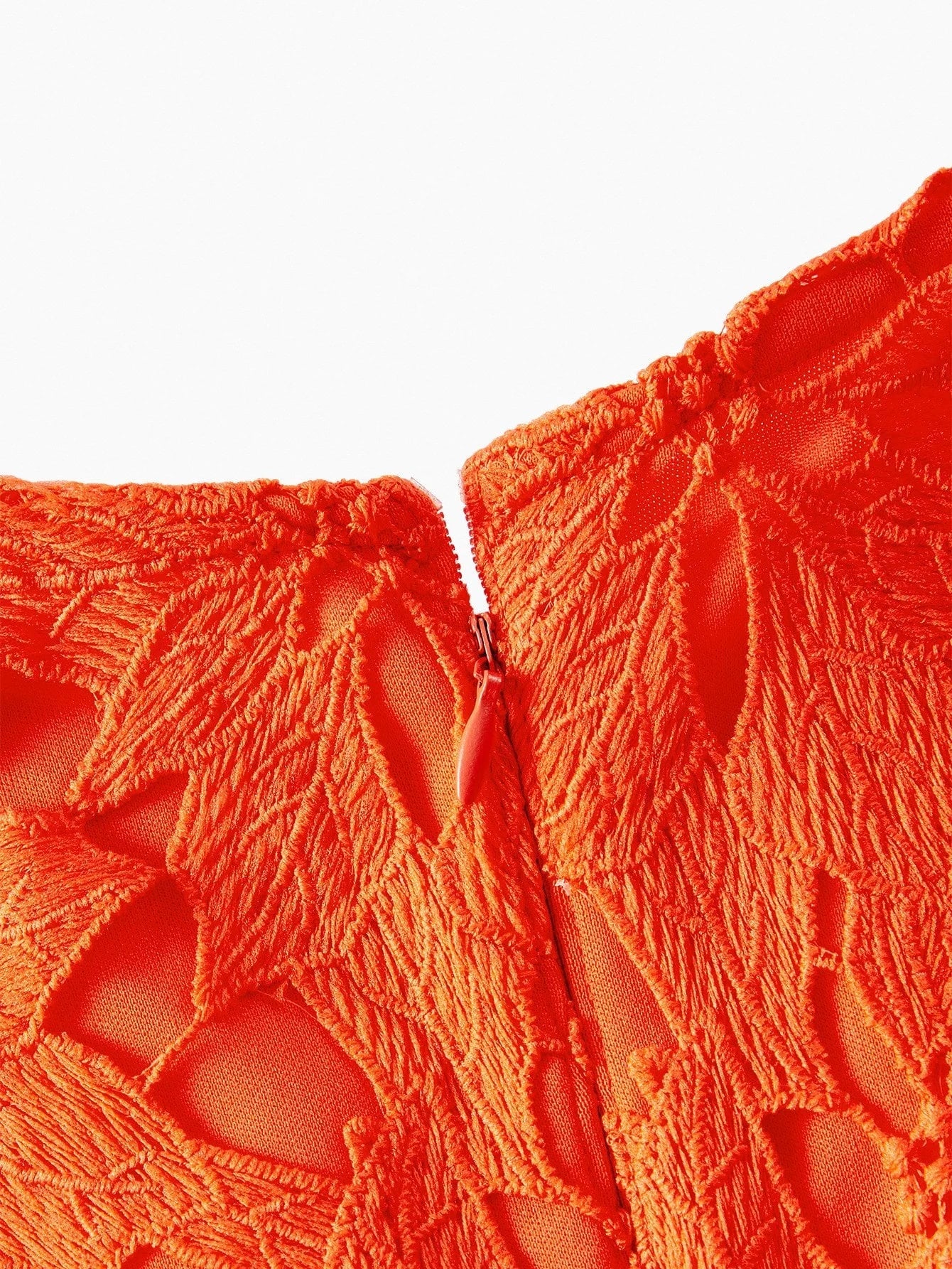 PREMIUM GUIPURE LACE SLEEVELESS SHORT DRESS