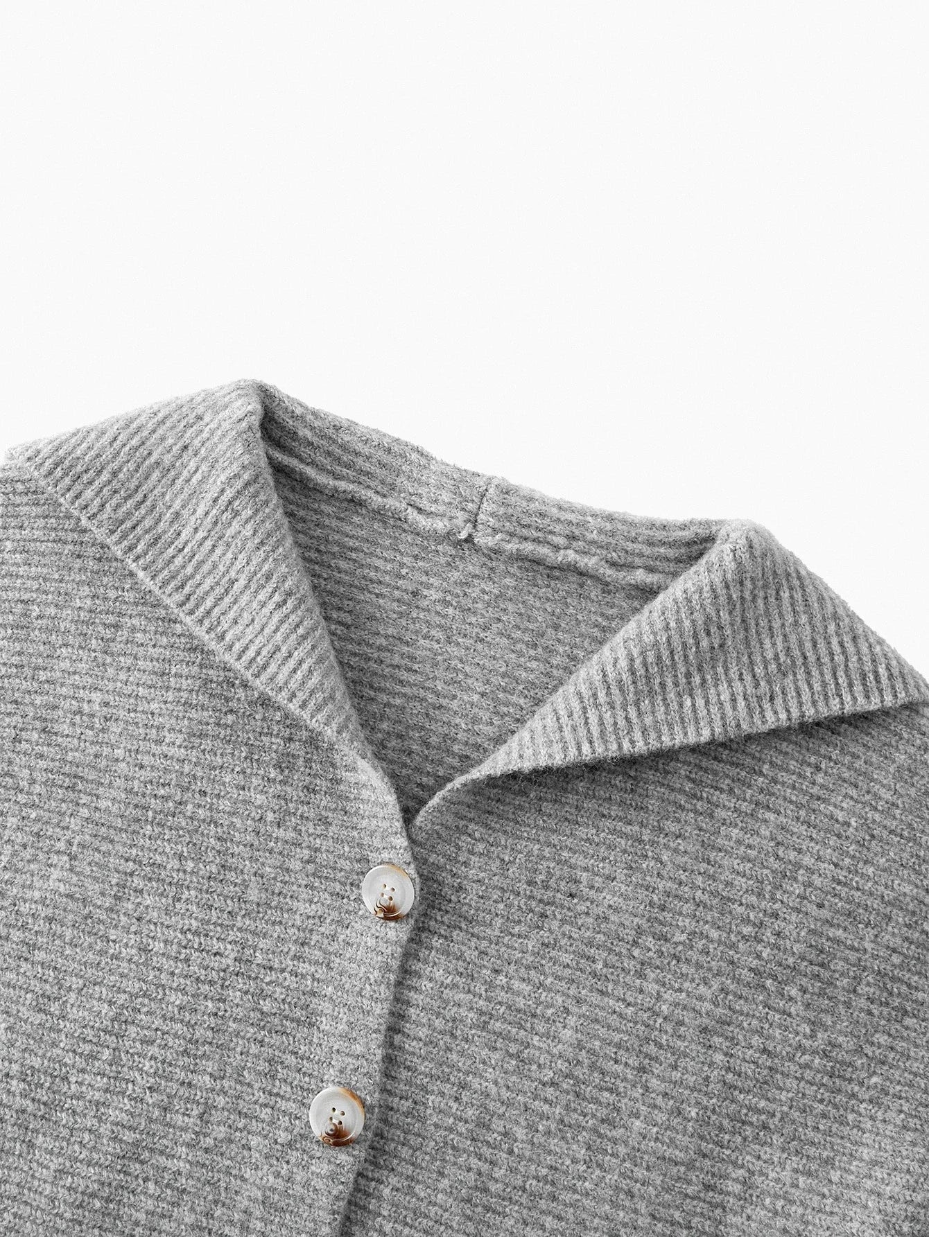 PREMIUM HOODED BUTTON UP CARDIGAN