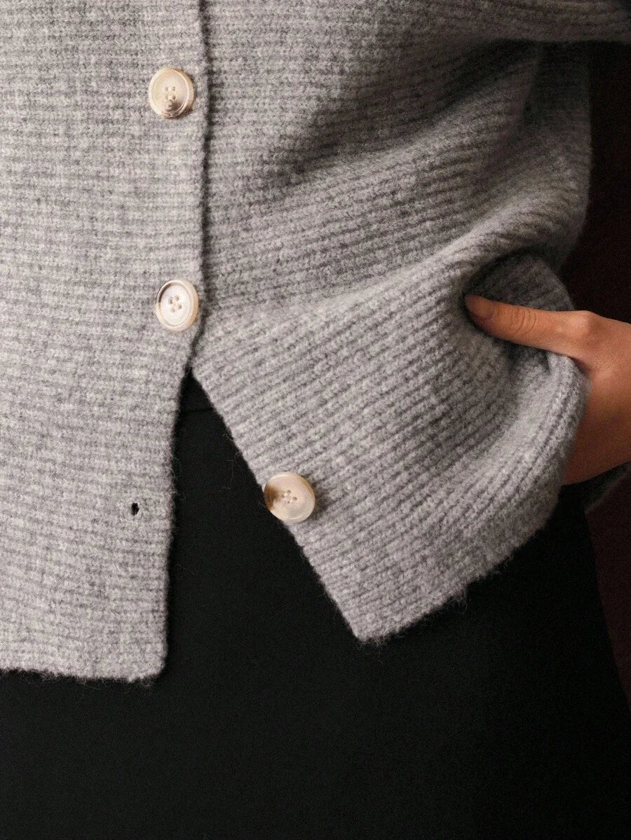 PREMIUM HOODED BUTTON UP CARDIGAN