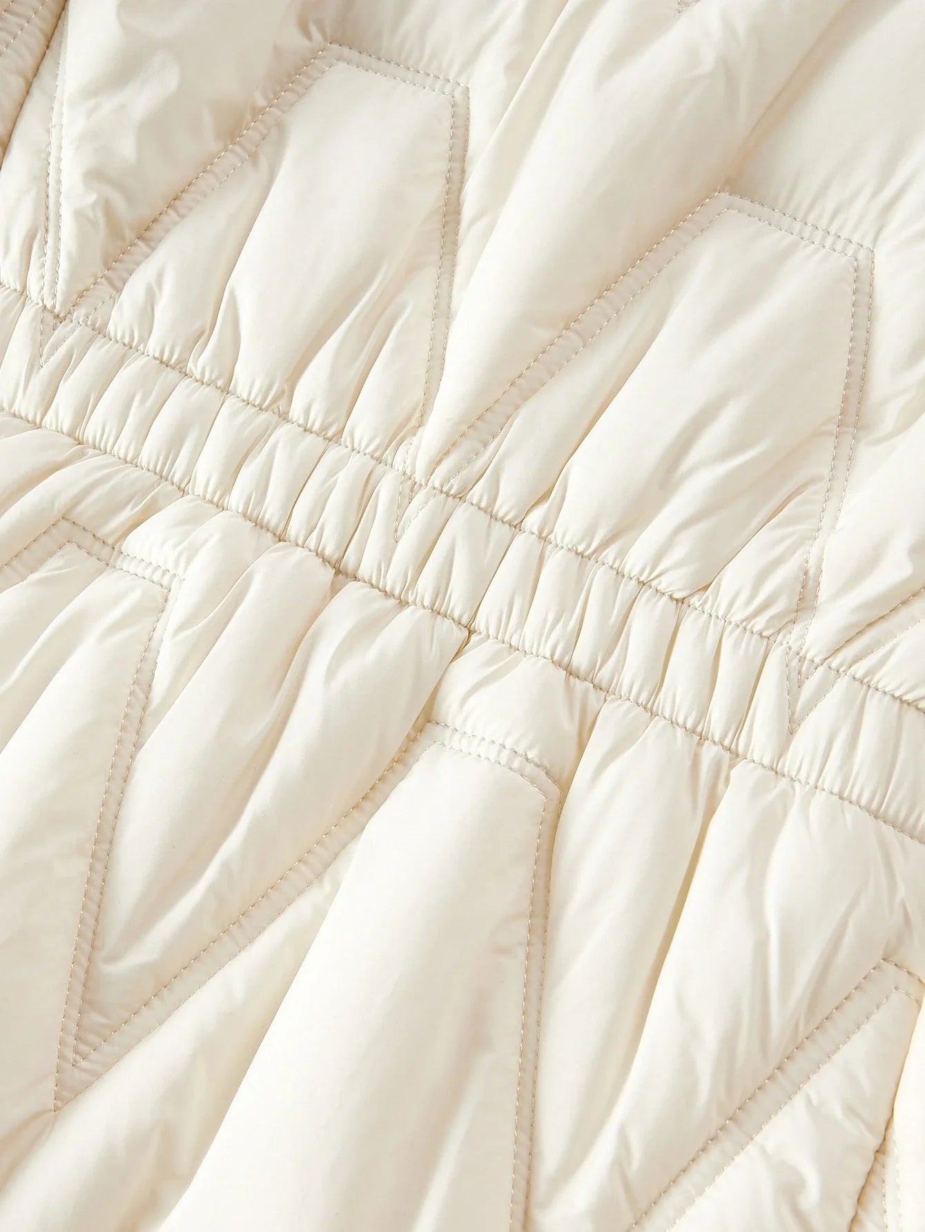 PREMIUM HOODED CONTRAST FAUX FUR WINTER COAT