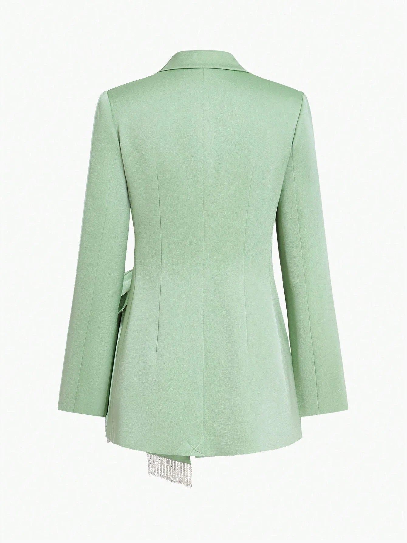 PREMIUM HOURGLASS FRINGE TRIM BLAZER