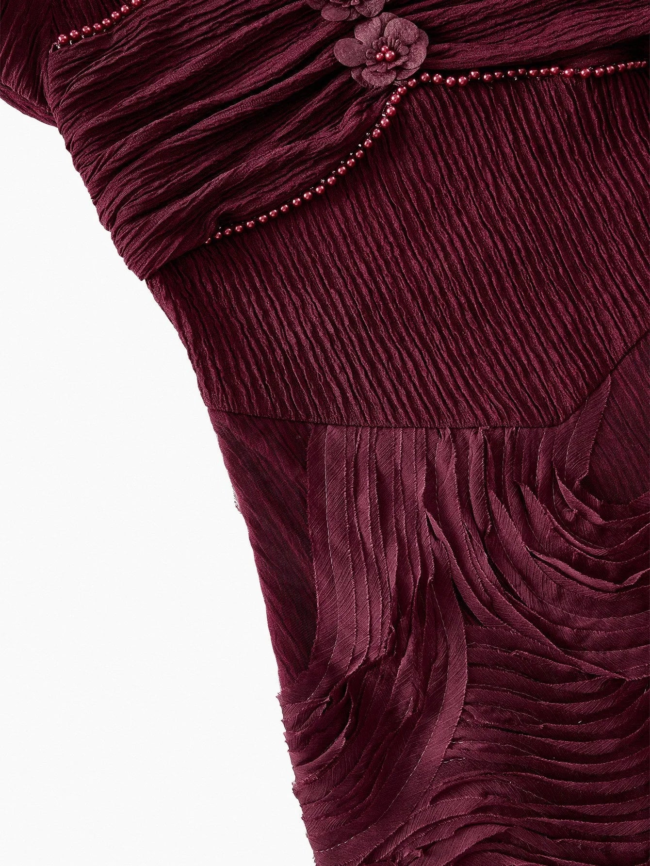 PREMIUM JACQUARD APPLIQUES BODYCON DRESS