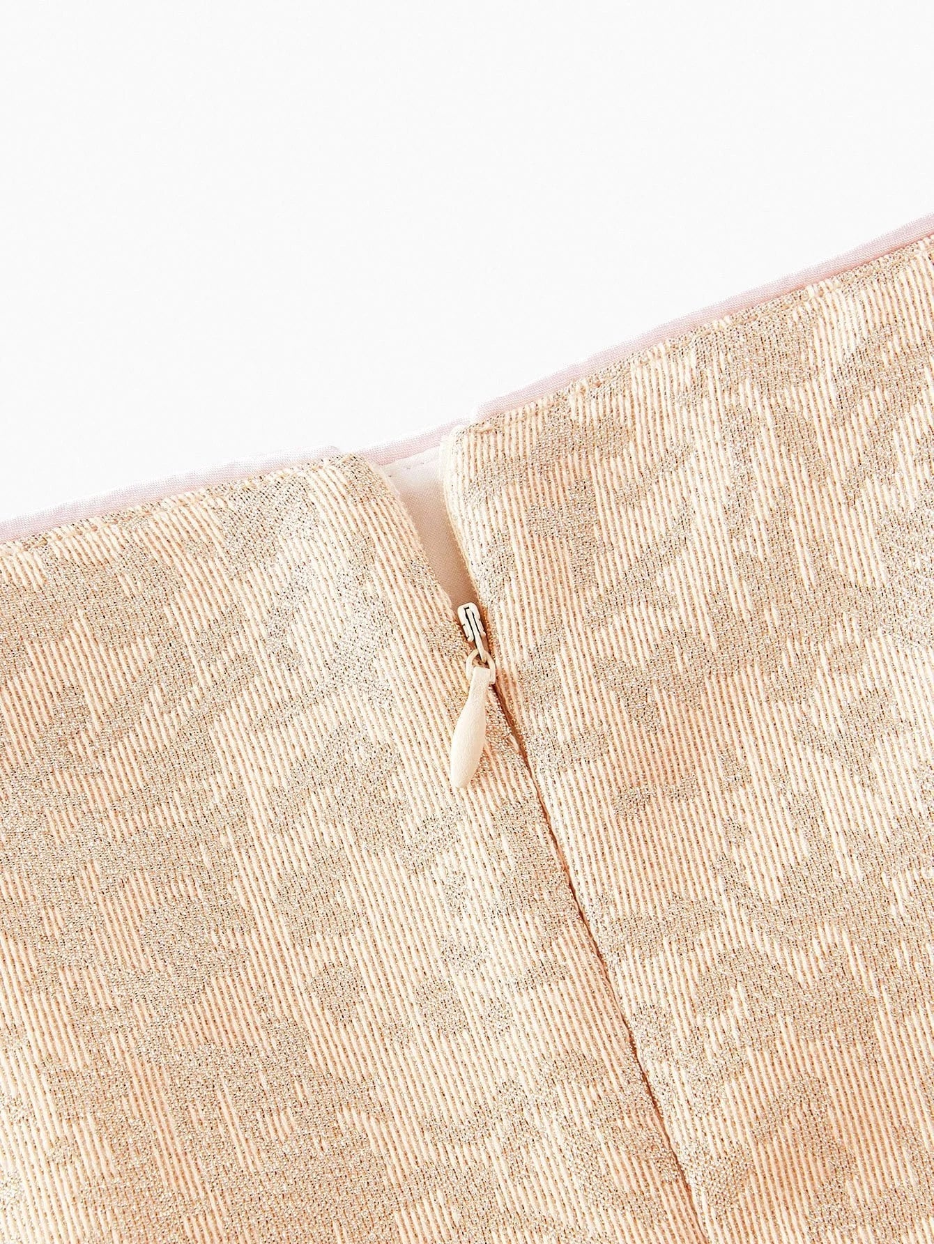 PREMIUM JACQUARD FLORAL PRINT CONTRAST PLEATED PANEL DRESS