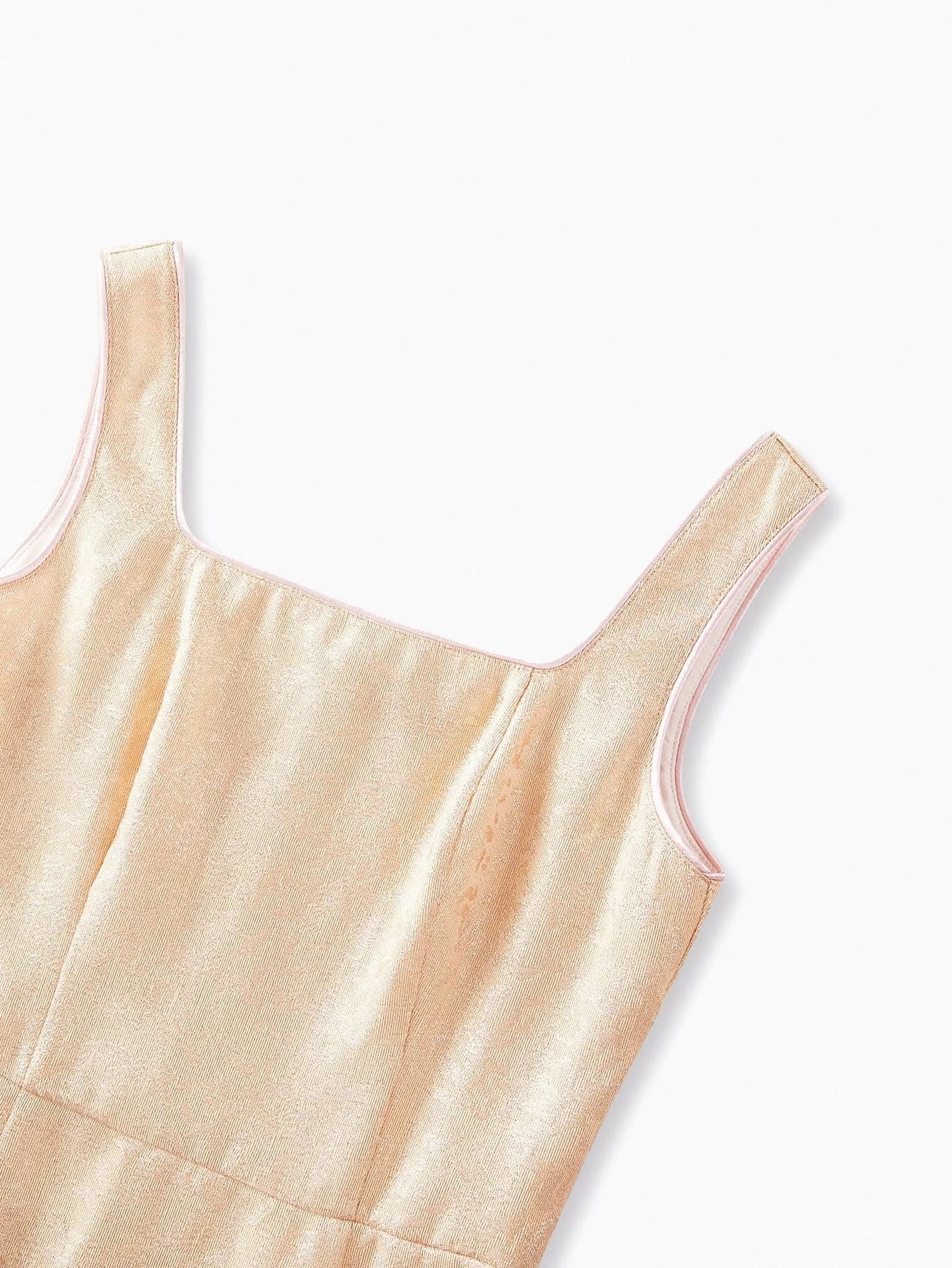 PREMIUM JACQUARD FLORAL PRINT CONTRAST PLEATED PANEL DRESS