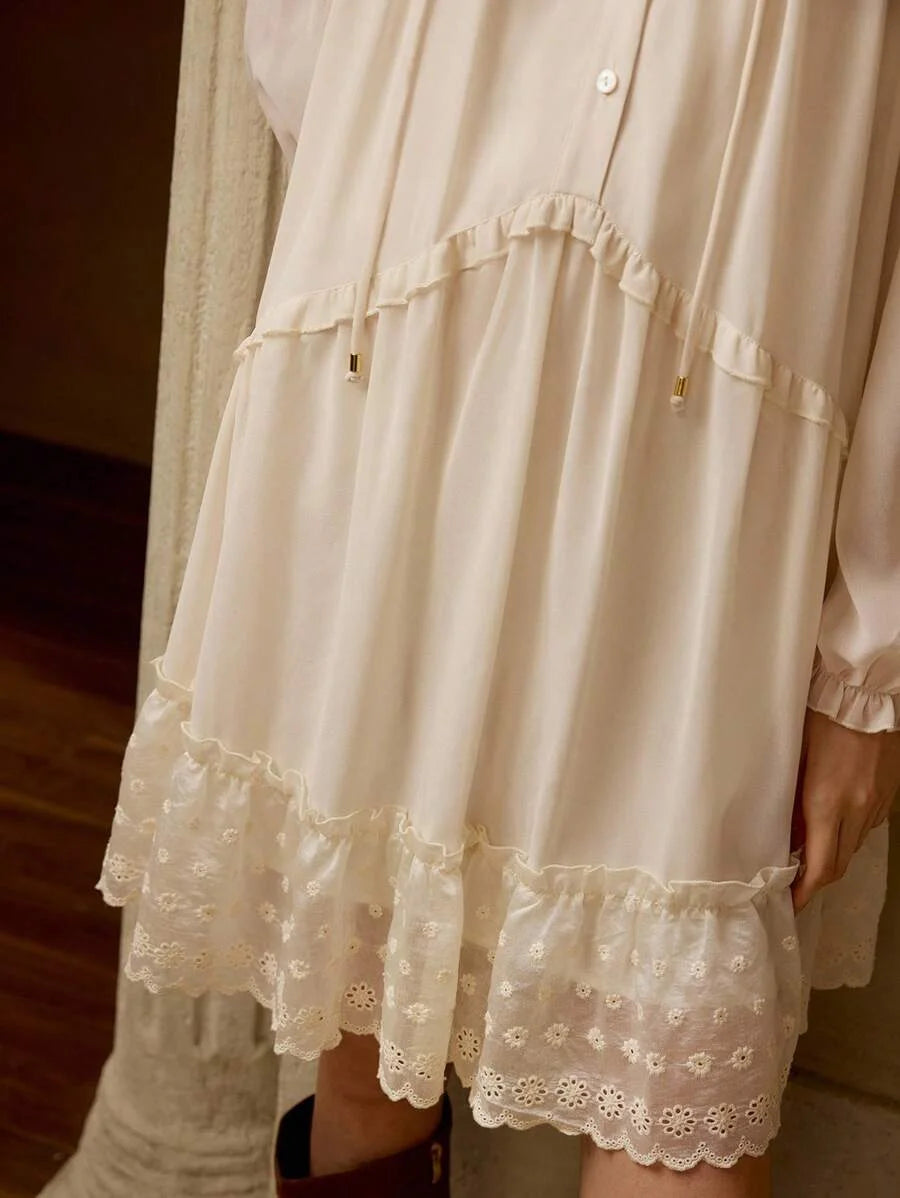 PREMIUM KNOT A LINE DRESS