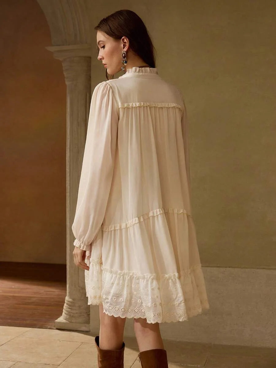 PREMIUM KNOT A LINE DRESS