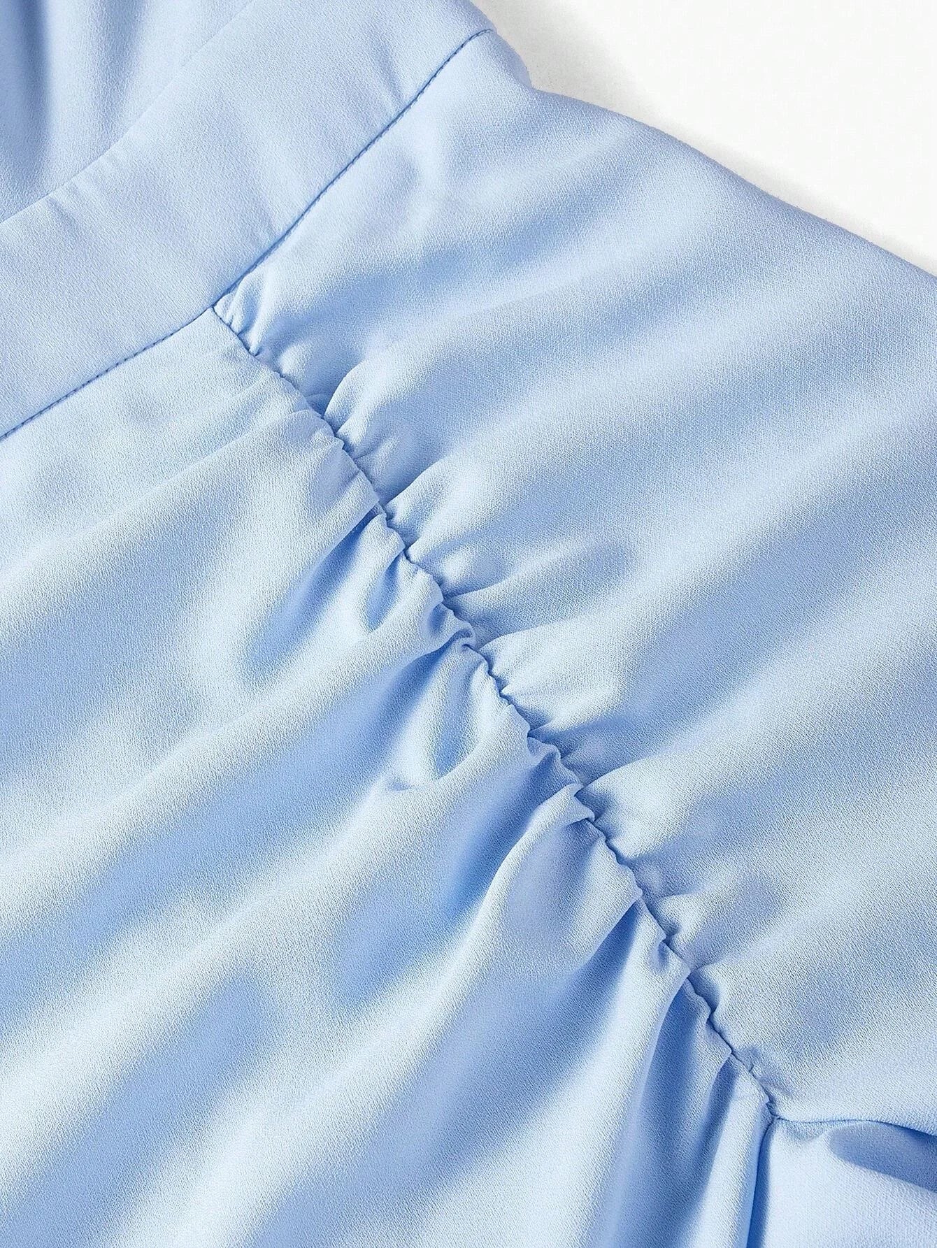 PREMIUM KNOT SHOULDER RUCHED LAYERED RUFFLE HEM DRESSHOLIDAY PARTY BIRTHDAY FORMAL EVENING OCCASSION