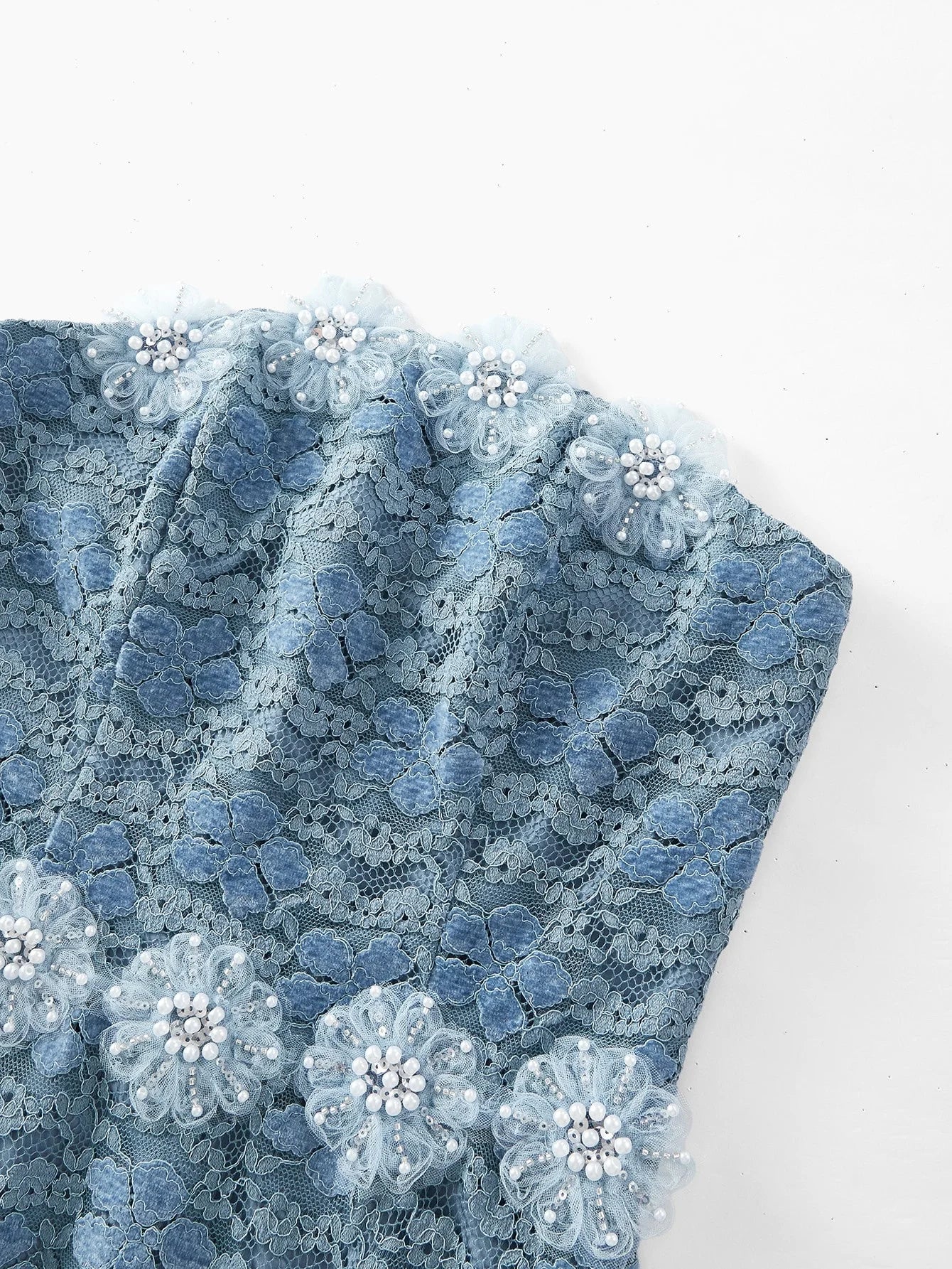 PREMIUM LACE ALINE CINCHED WAIST TUBE DRESS