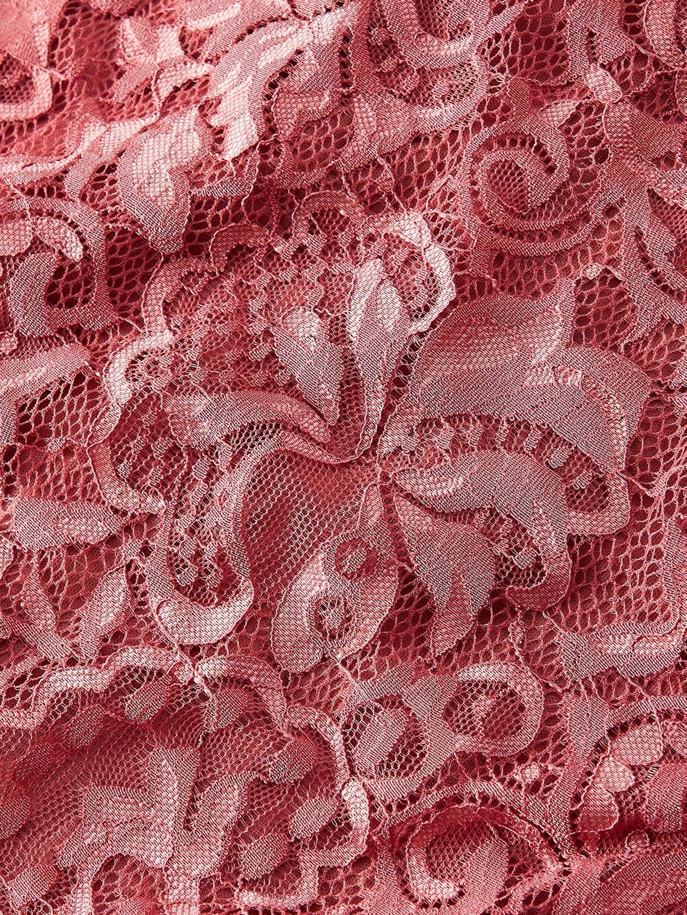 PREMIUM LACE FAUX PEARL DECOR DRESS