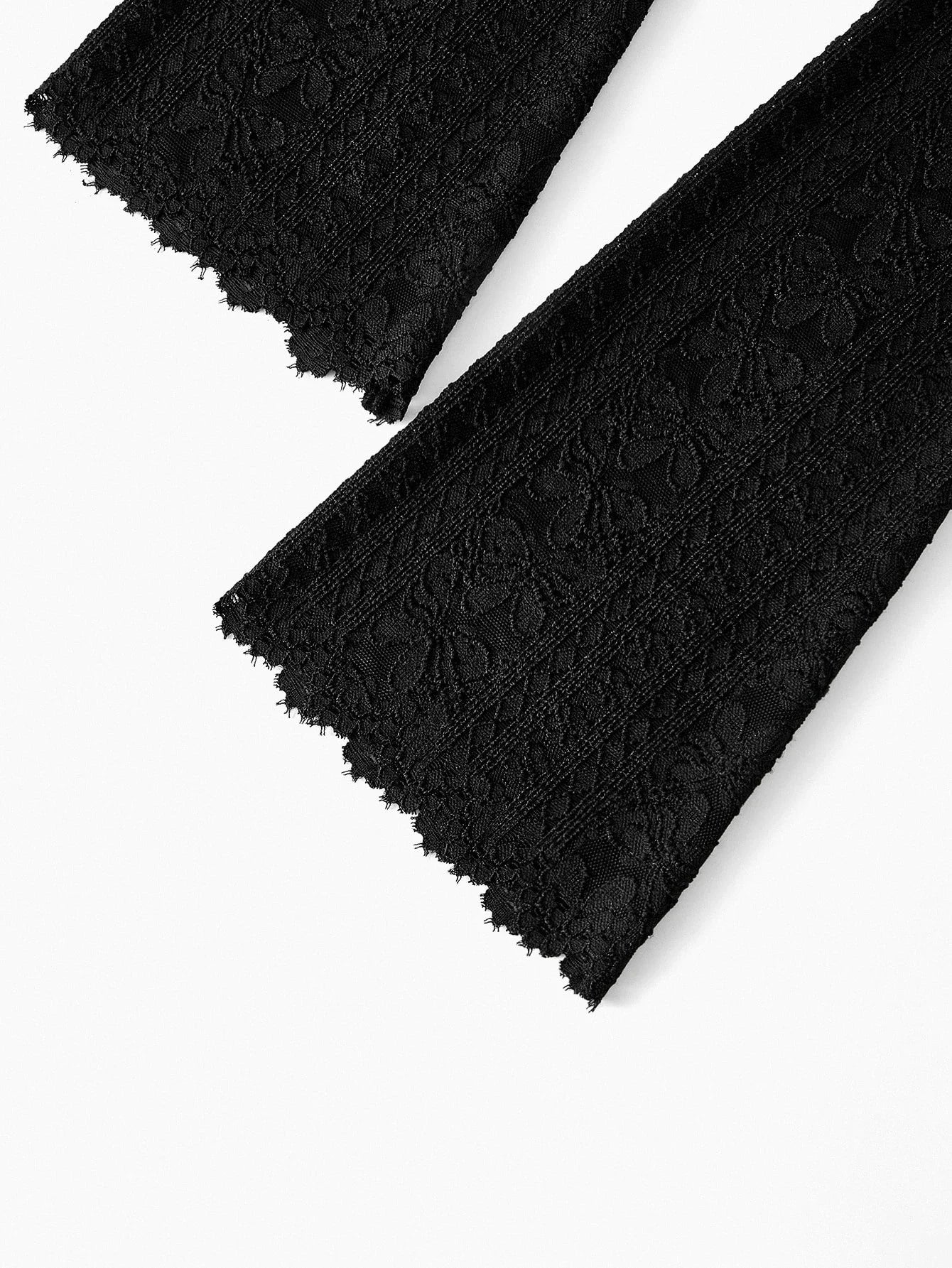 PREMIUM LACE FLARE SLEEVE DRESS