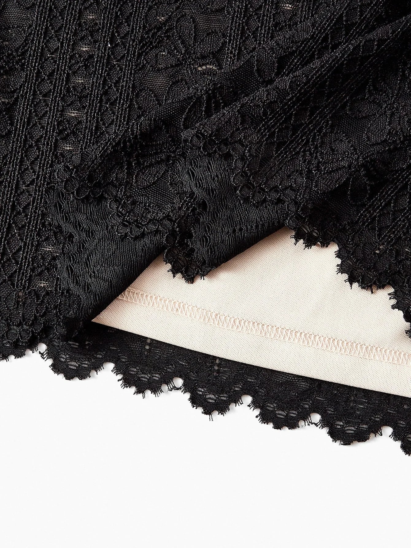 PREMIUM LACE FLARE SLEEVE DRESS