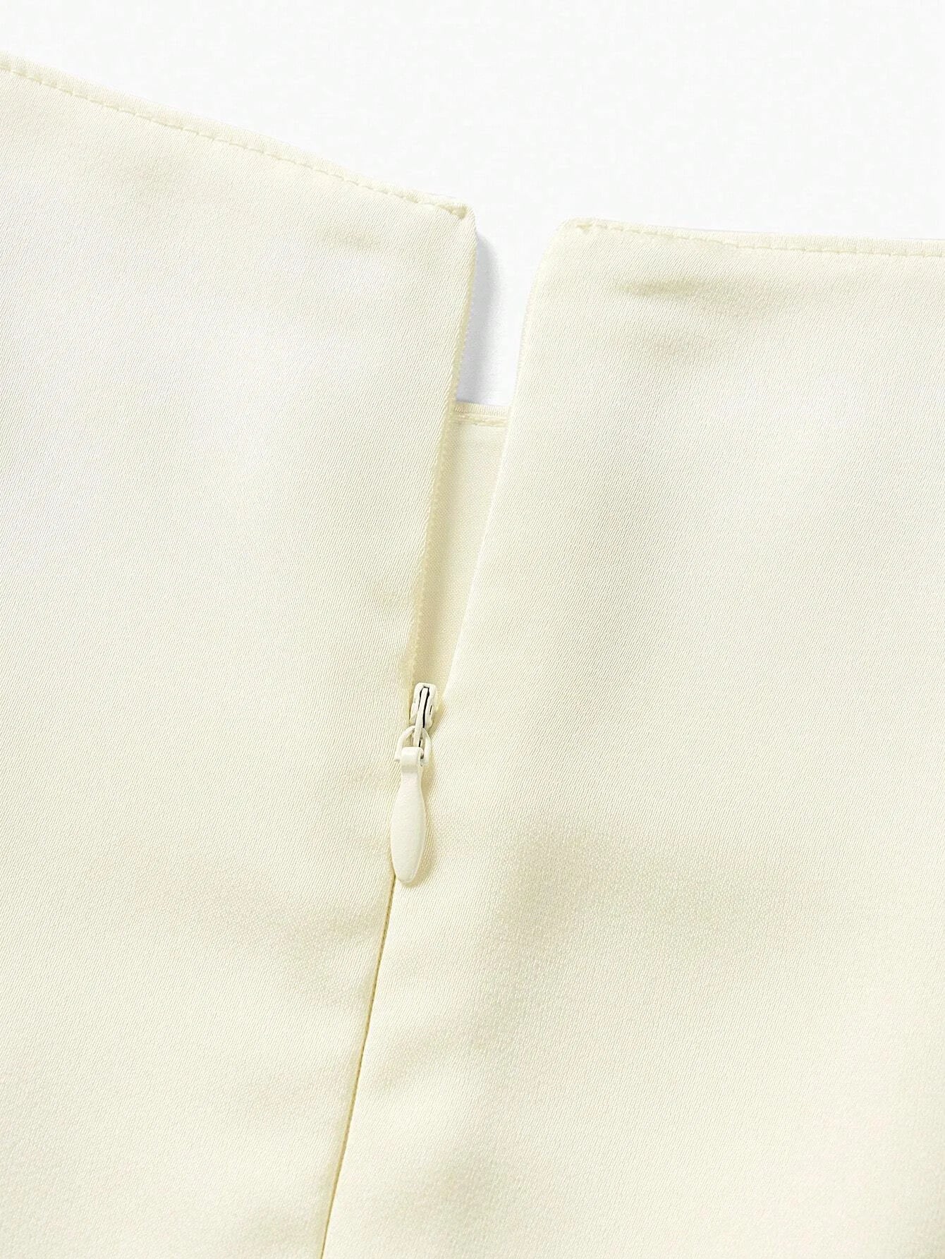 PREMIUM LADIES SOLID COLOR RUFFLED SLEEVE DRESSSUMMER OUTFITS