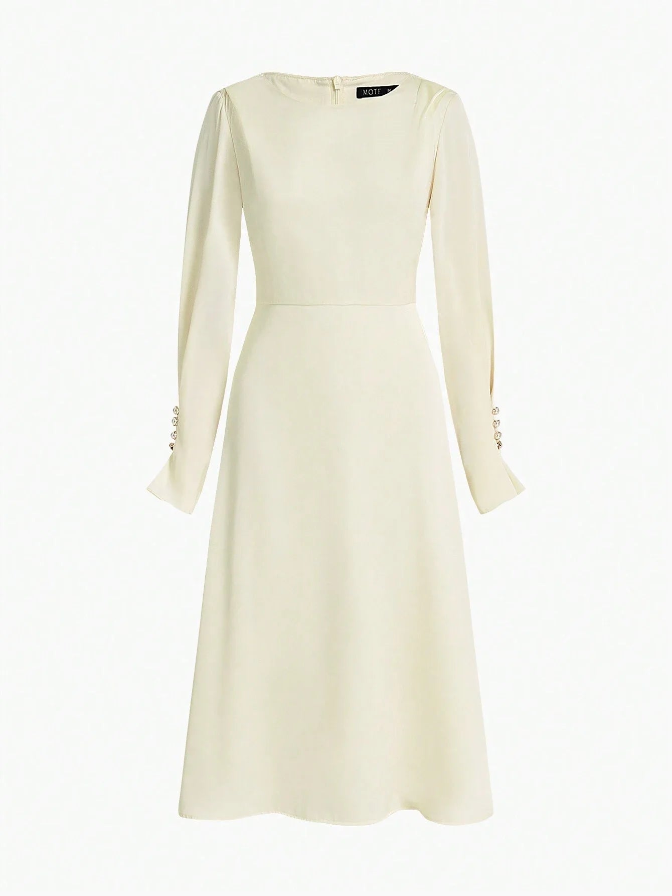 PREMIUM LADIES SOLID COLOR RUFFLED SLEEVE DRESSSUMMER OUTFITS