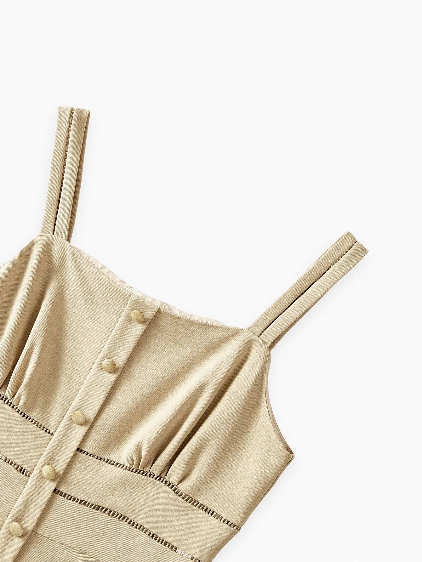 PREMIUM LASER CUT PEPLUM WAIST RAW EDGE MIDI DRESS