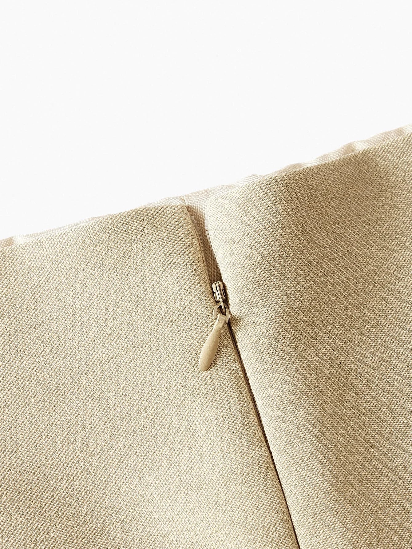 PREMIUM LASER CUT PEPLUM WAIST RAW EDGE MIDI DRESS