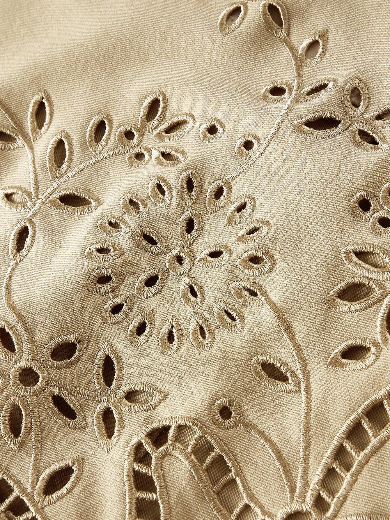 PREMIUM LASER CUT PEPLUM WAIST RAW EDGE MIDI DRESS