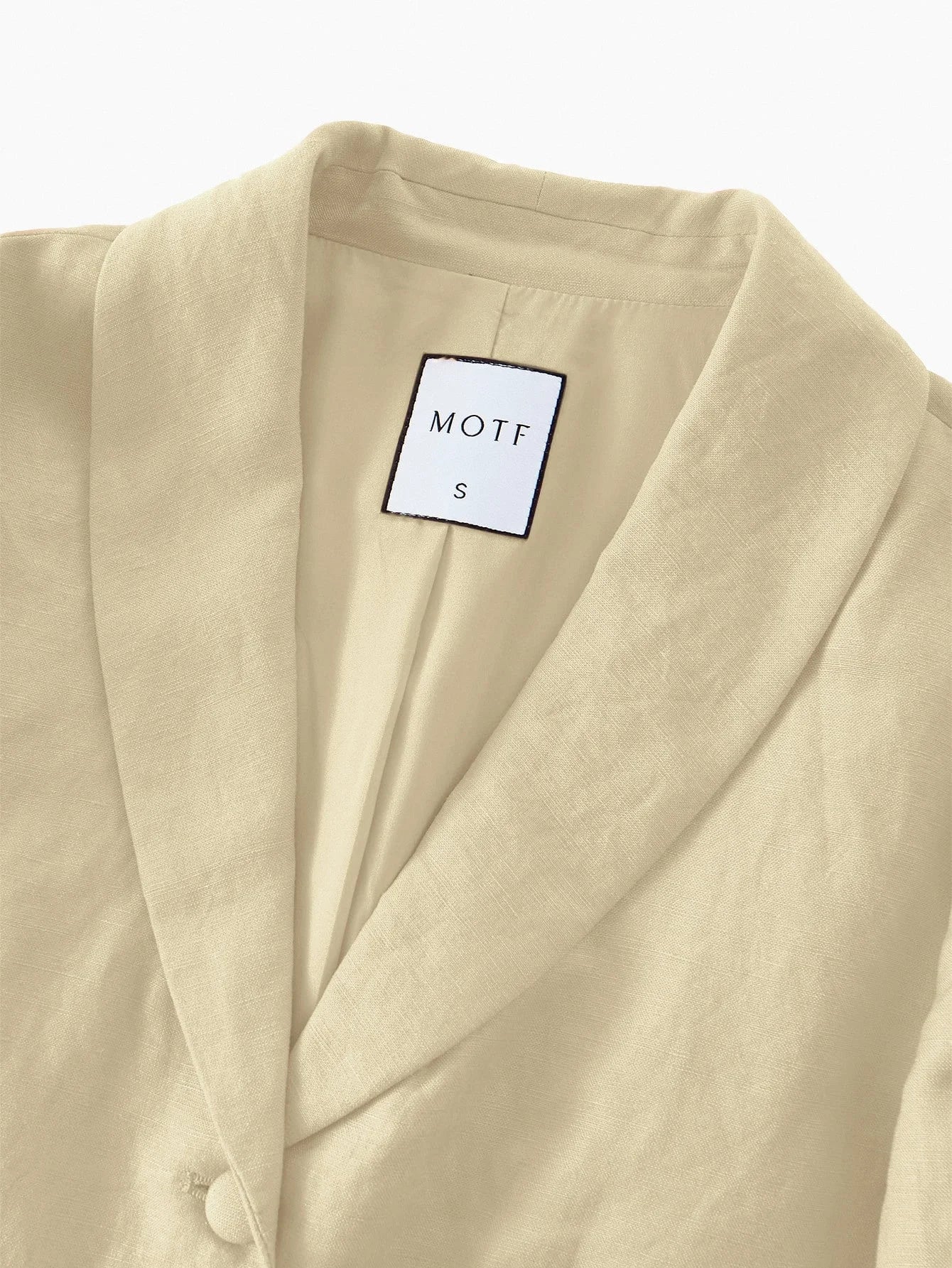 PREMIUM LINEN BUTTON UP SHORT SLEEVE BLAZER