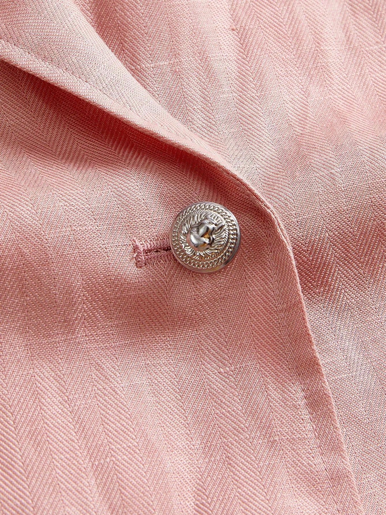 PREMIUM LINEN CAP SLEEVE BELTED BLAZER