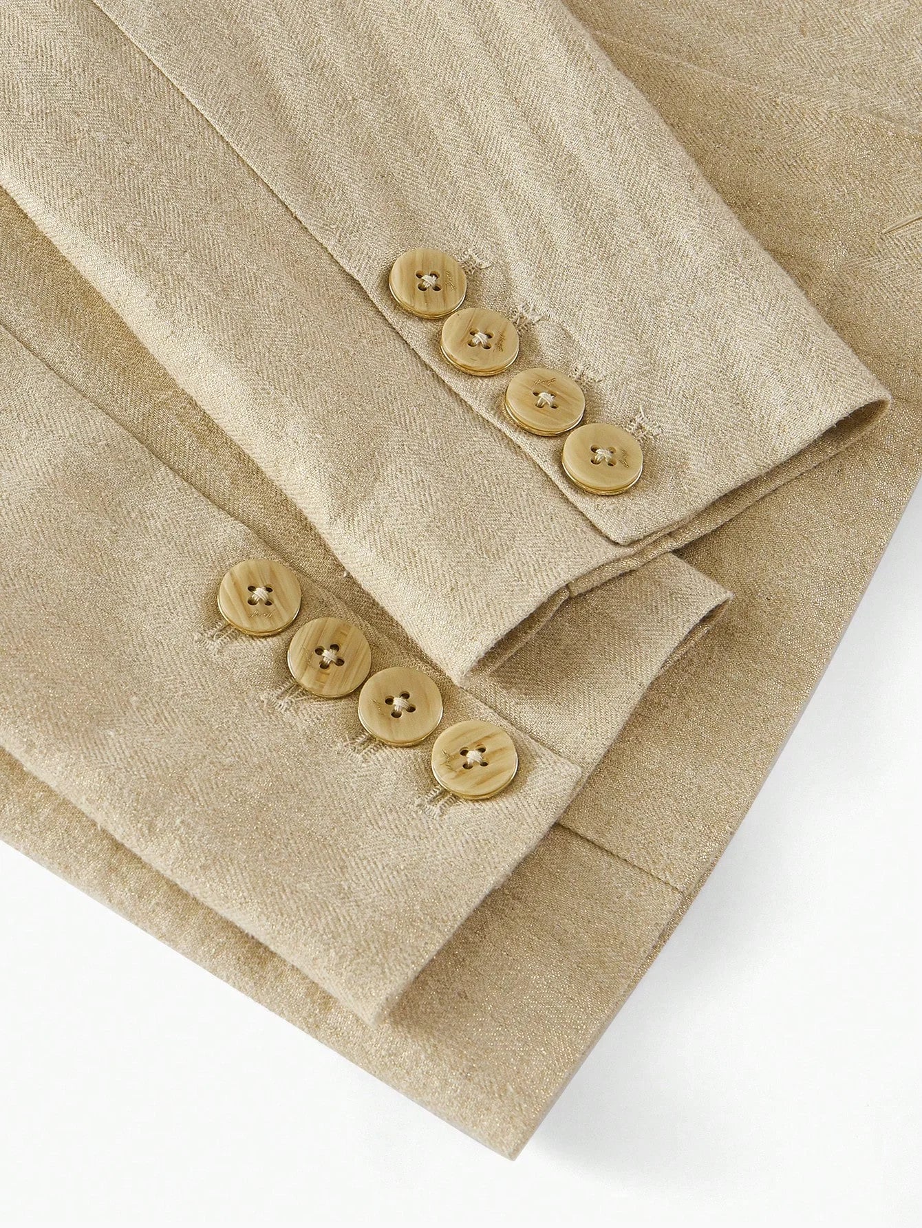 PREMIUM LINEN DOUBLE BREASTED BLAZER