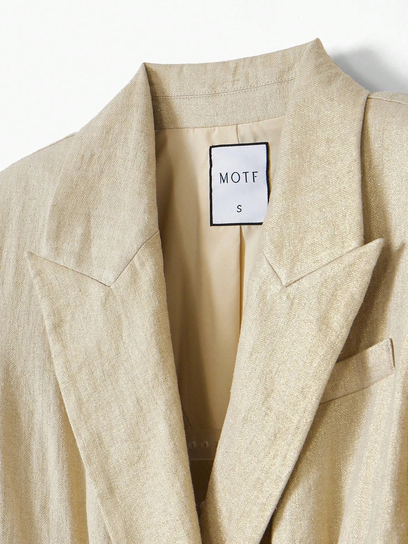 PREMIUM LINEN DOUBLE BREASTED BLAZER