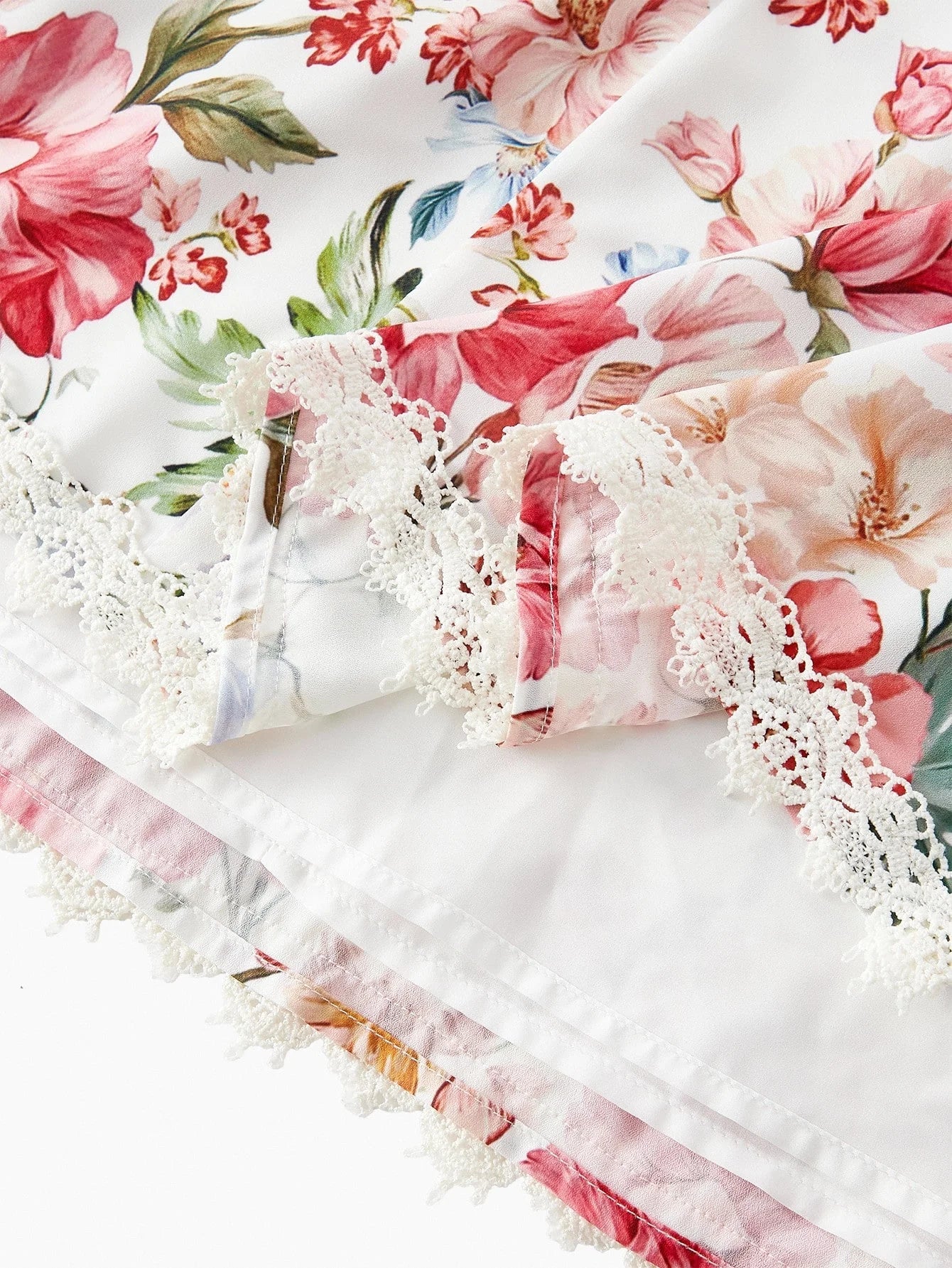 PREMIUM LINEN FLORAL PRINT DRESS