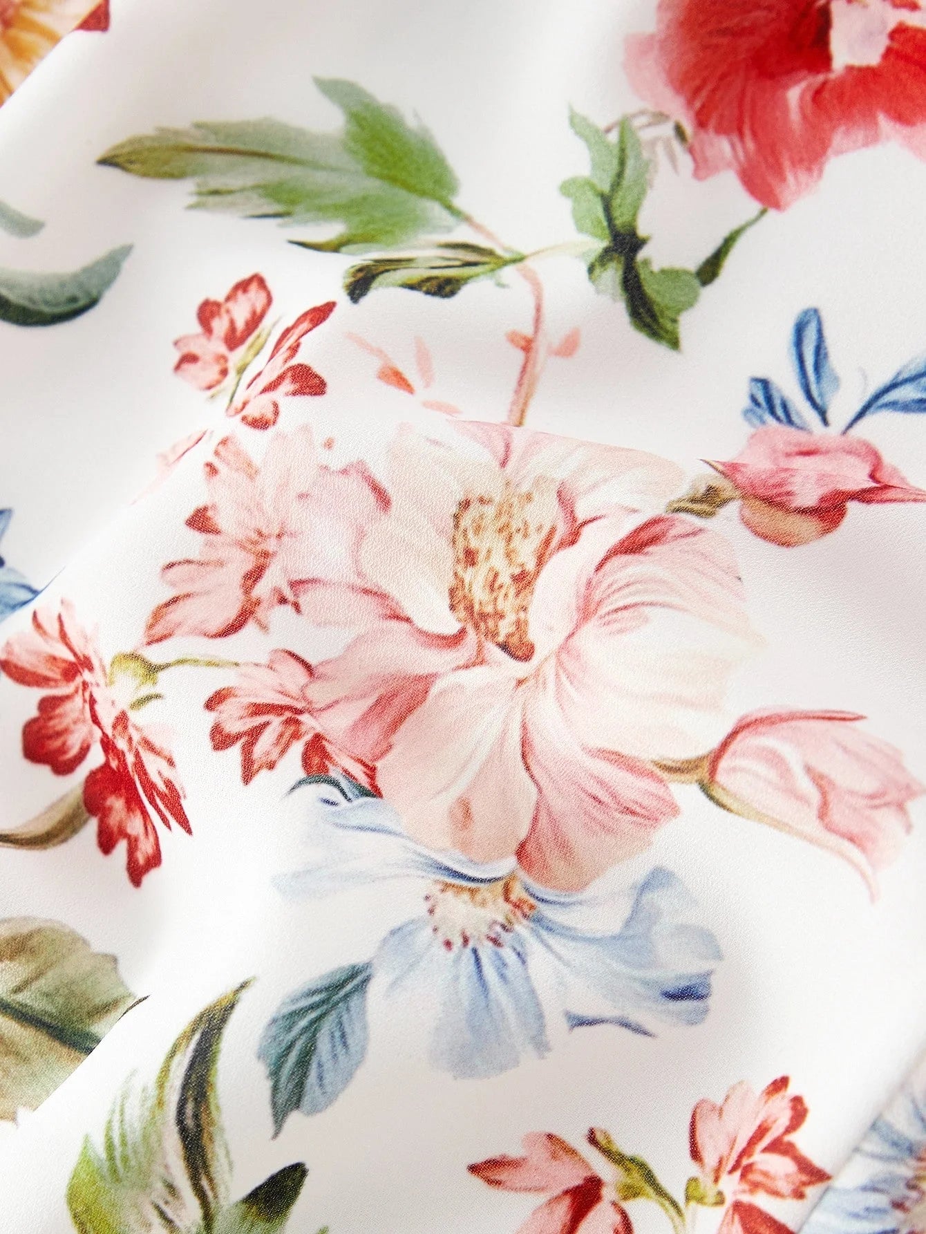 PREMIUM LINEN FLORAL PRINT DRESS