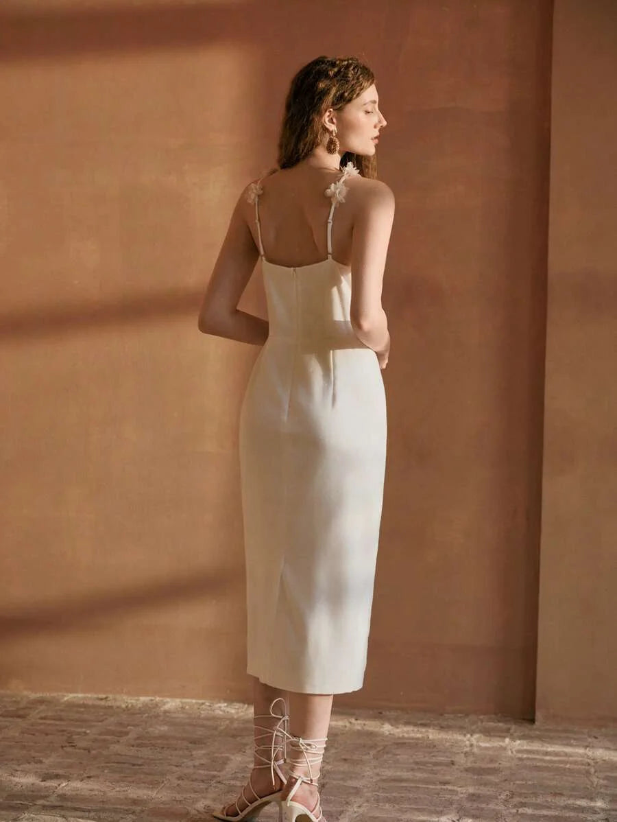 PREMIUM LINEN WOMEN MIDI DRESSES