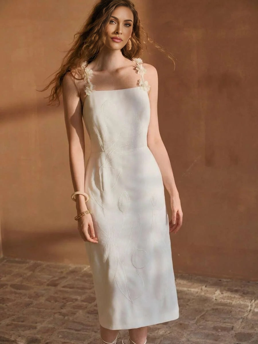 PREMIUM LINEN WOMEN MIDI DRESSES