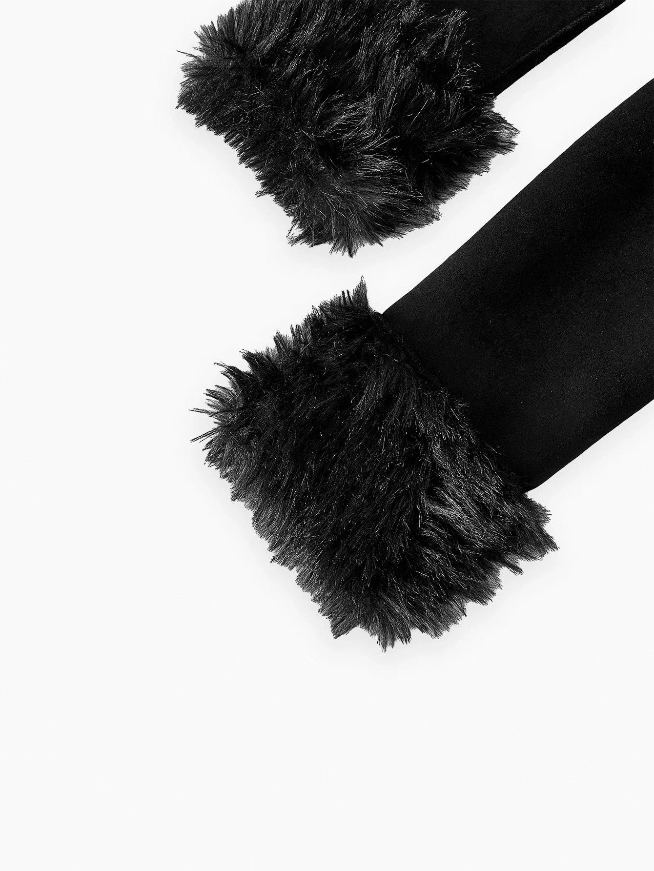 PREMIUM LONG SLEEVE LONG FAUX FUR COAT AUTUMNWINTER