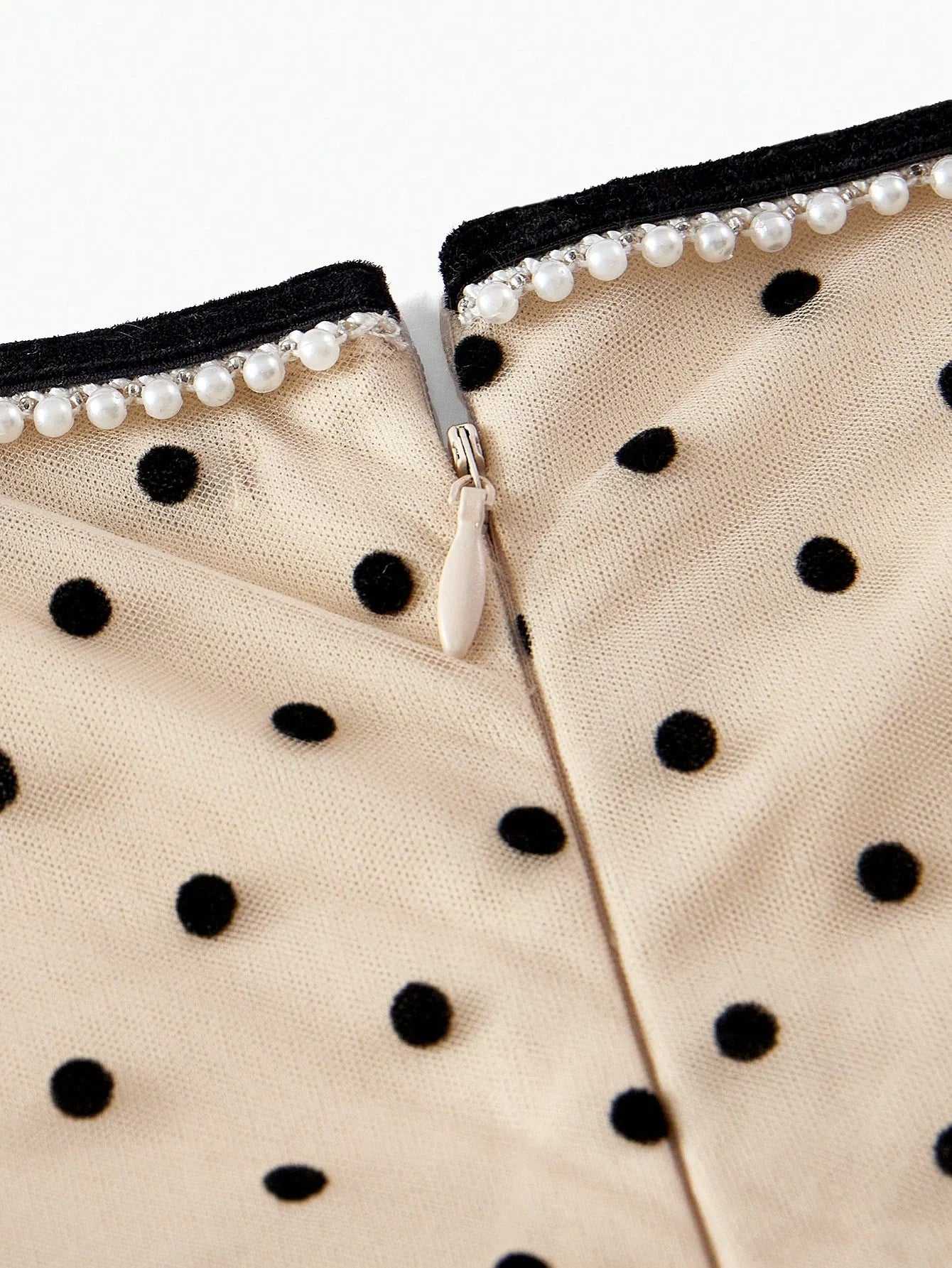 PREMIUM MESH POLKA DOT LIGHTWEIGHT DRESSSPRINGSUMMER