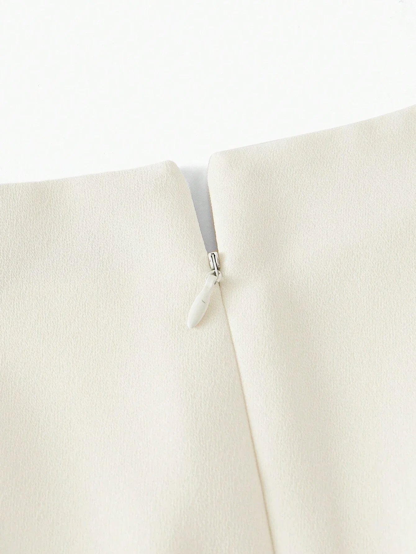 PREMIUM METAL DECOR THIGH SLIT DRESS