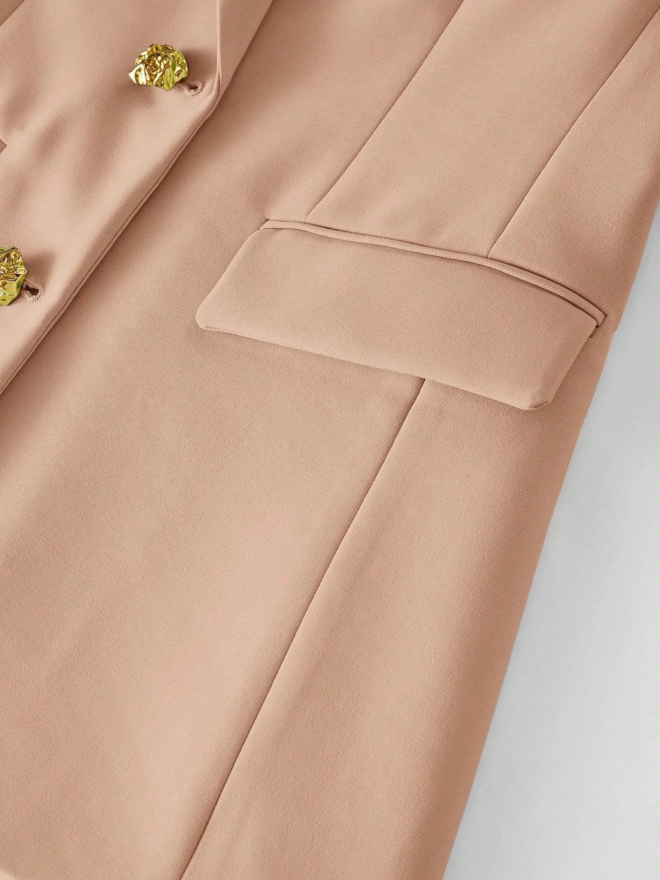 PREMIUM METAL FLORAL DECOR STRUCTURED BLAZER