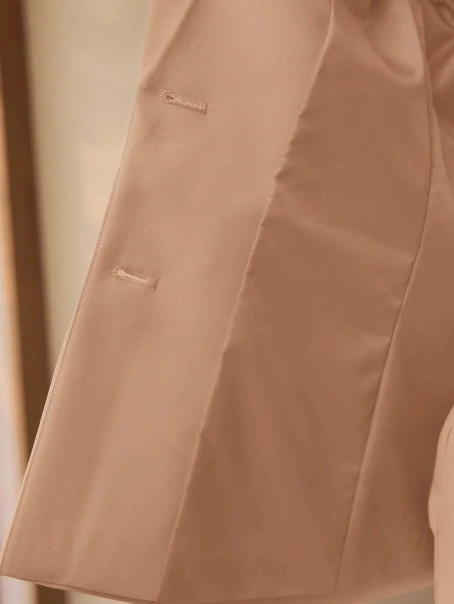 PREMIUM METAL FLORAL DECOR STRUCTURED BLAZER