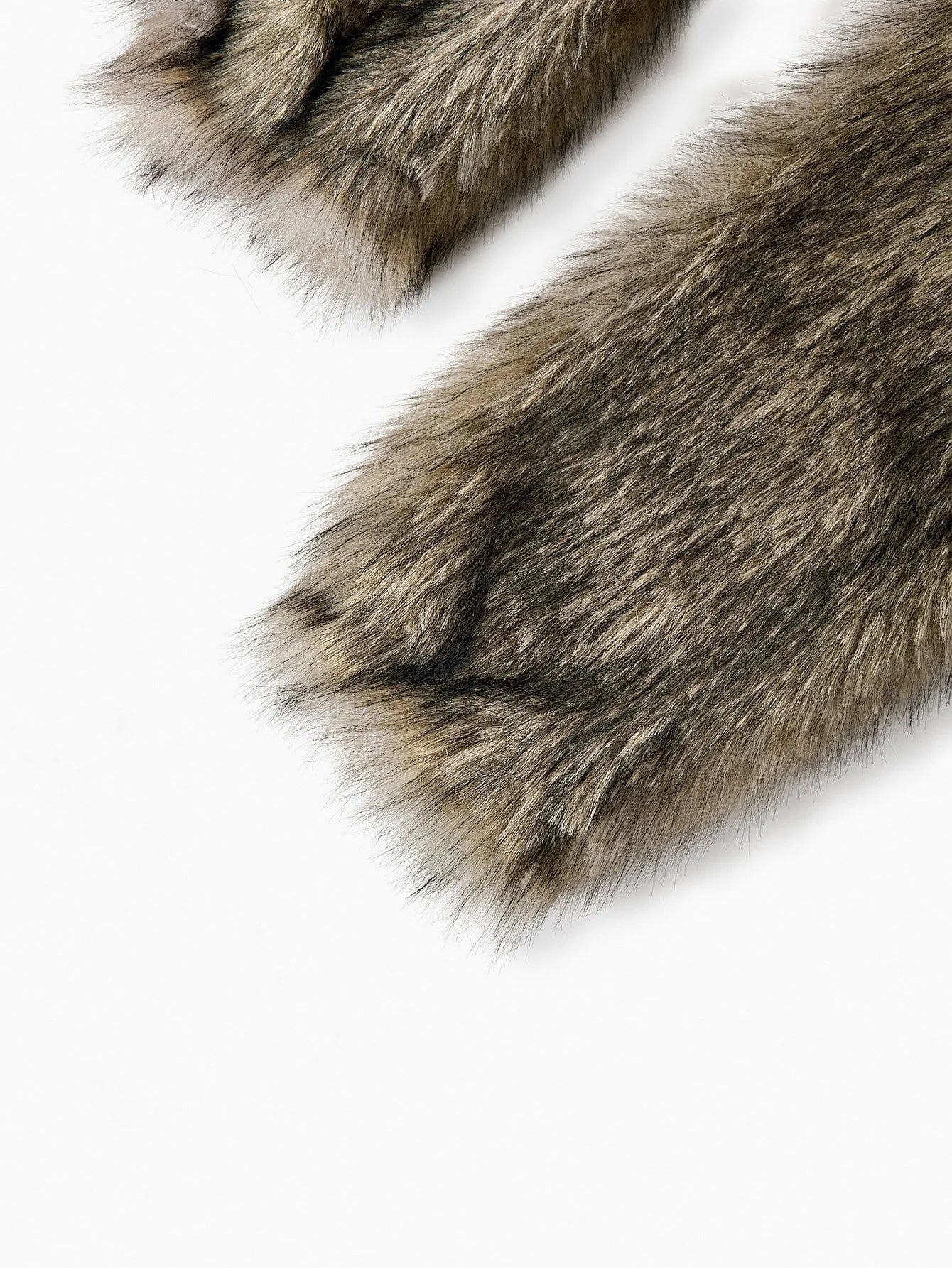 PREMIUM MIDLENGTH LOOSE FAUX FUR COAT AUTUMNWINTER