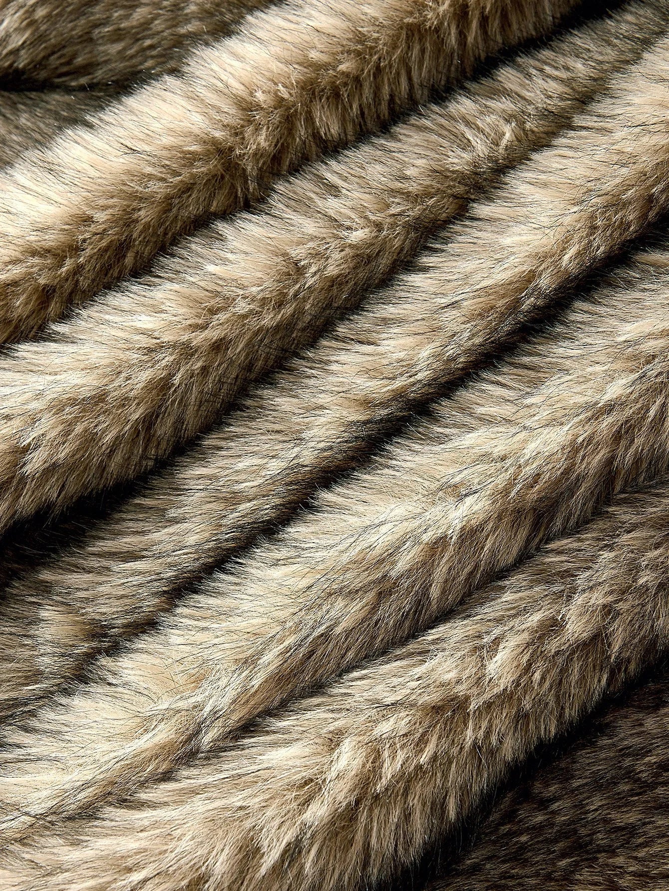 PREMIUM MIDLENGTH LOOSE FAUX FUR COAT AUTUMNWINTER