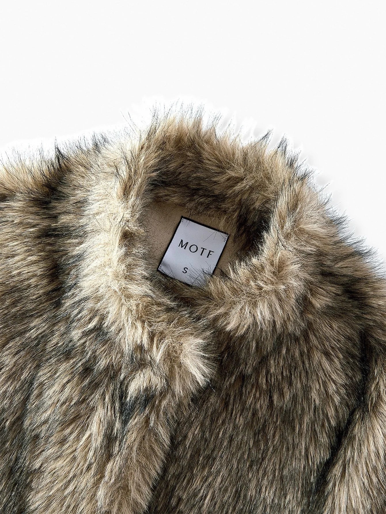 PREMIUM MIDLENGTH LOOSE FAUX FUR COAT AUTUMNWINTER