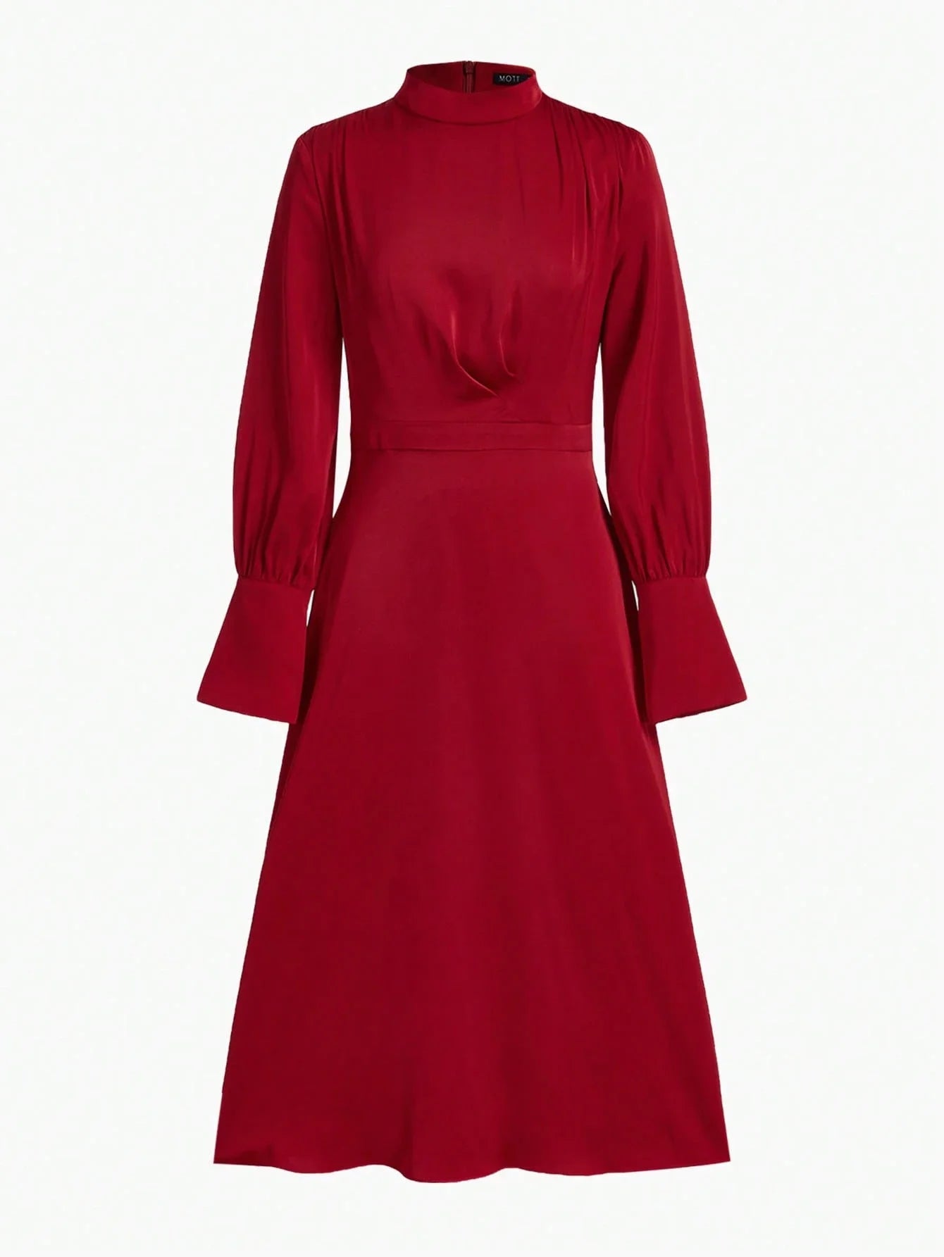 PREMIUM MOCK NECK FORMAL DRESS