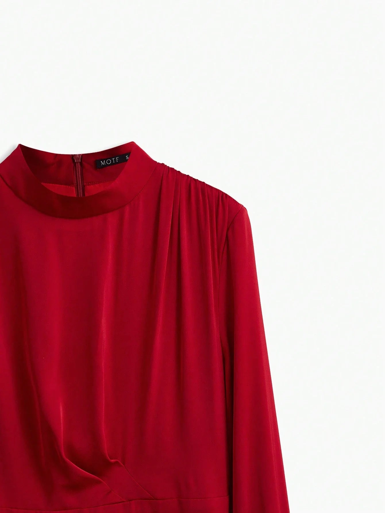 PREMIUM MOCK NECK FORMAL DRESS