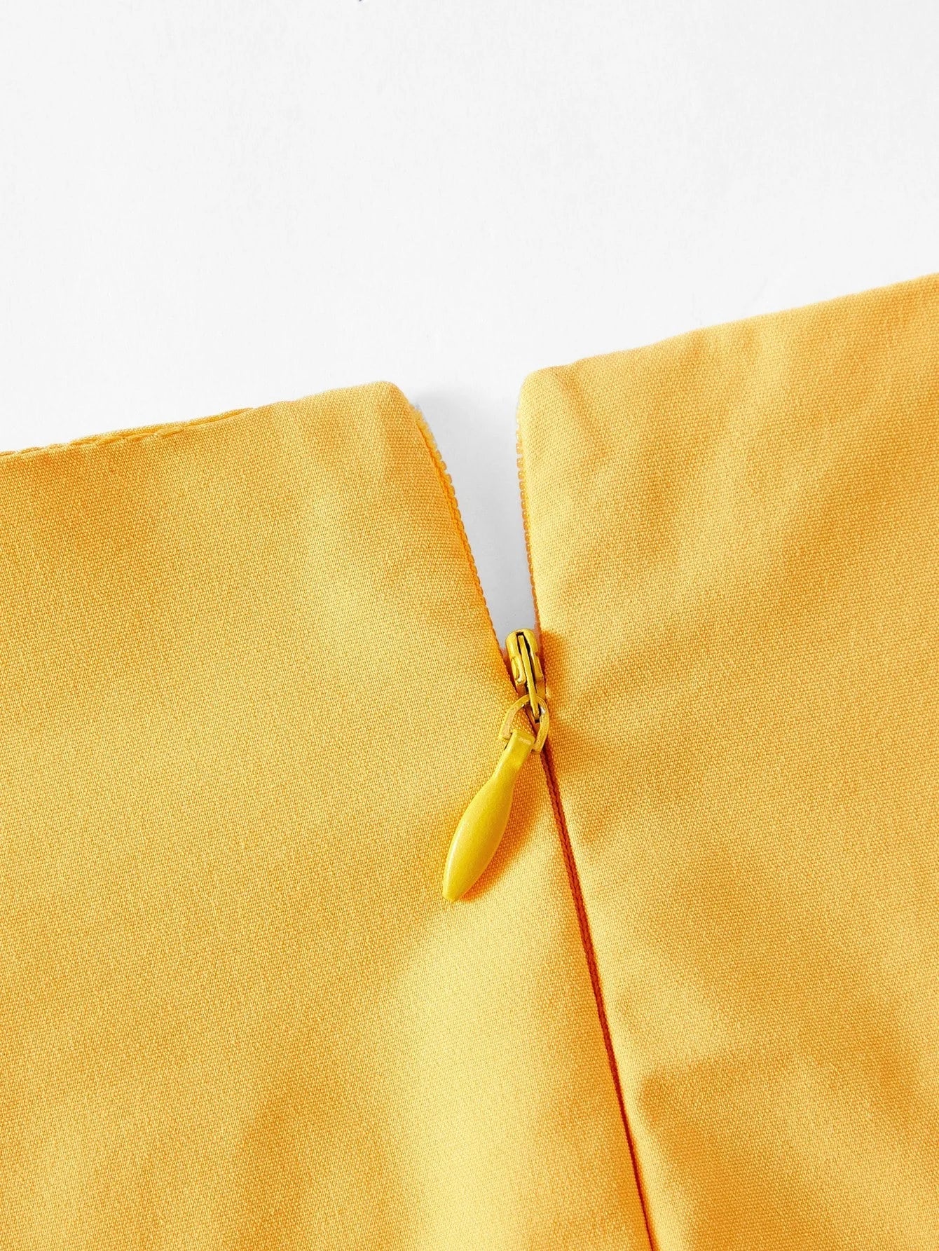 PREMIUM NOTCHED NECKLINE A LINE DRESS