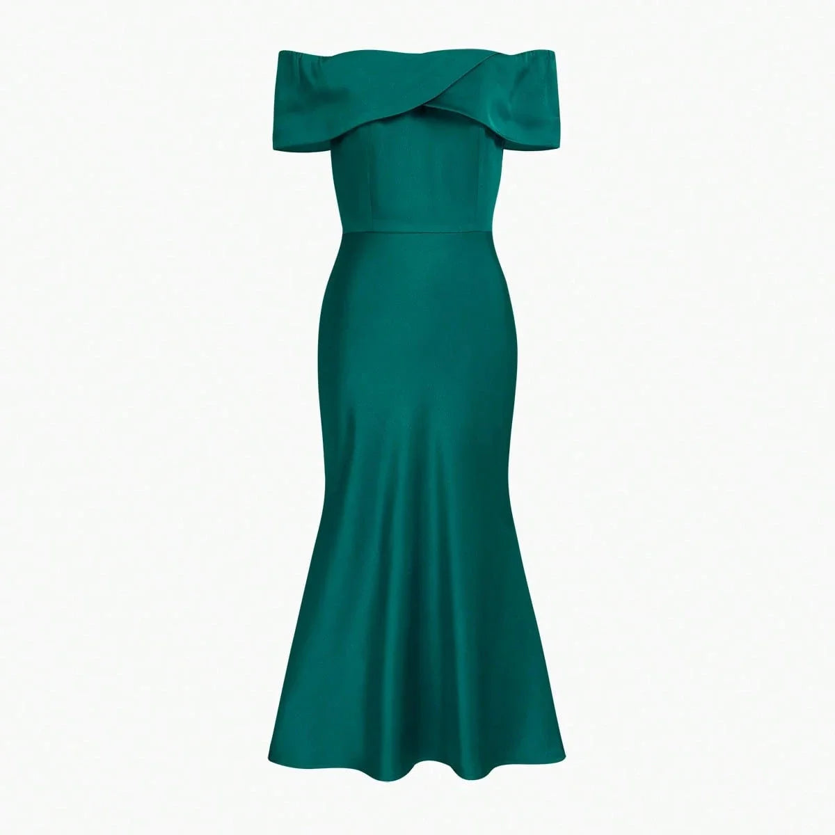 PREMIUM OFF SHOULDER MIDI DRESS