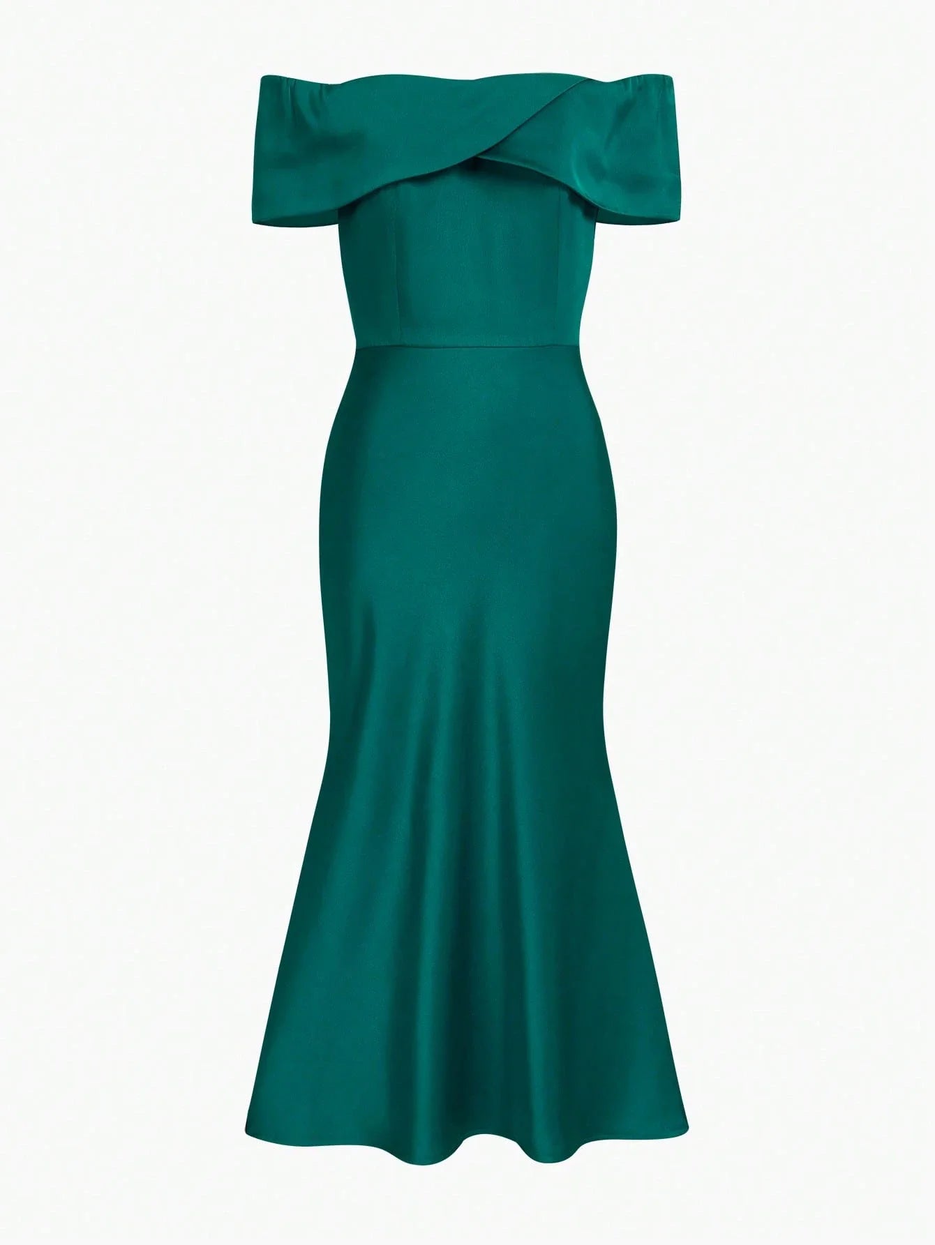 PREMIUM OFF SHOULDER MIDI DRESS