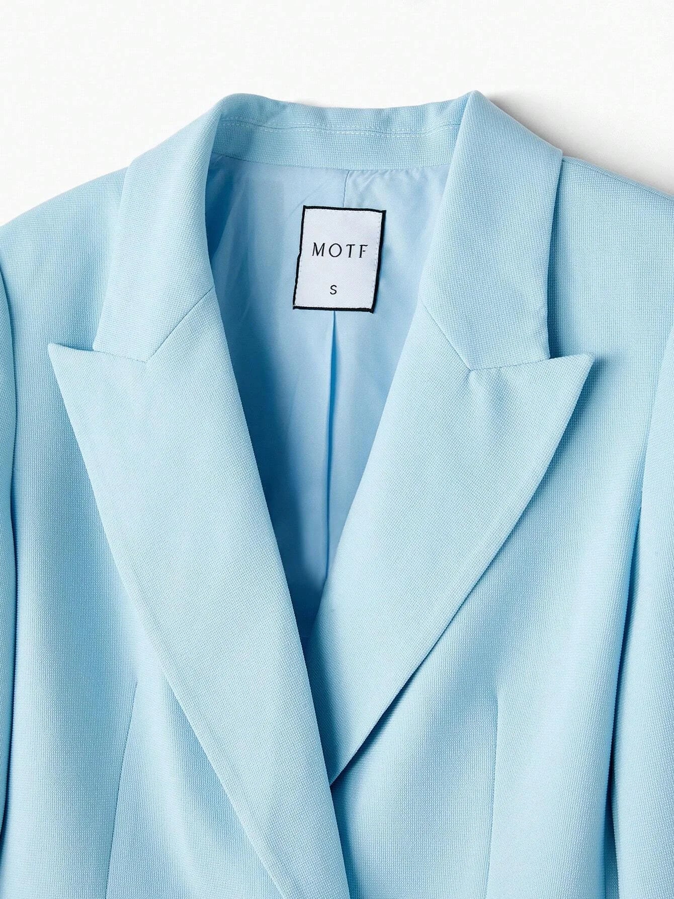 PREMIUM PEAK LAPEL DOUBLE BREASTED BLAZER BELTED BLAZERSPRINGSUMMER