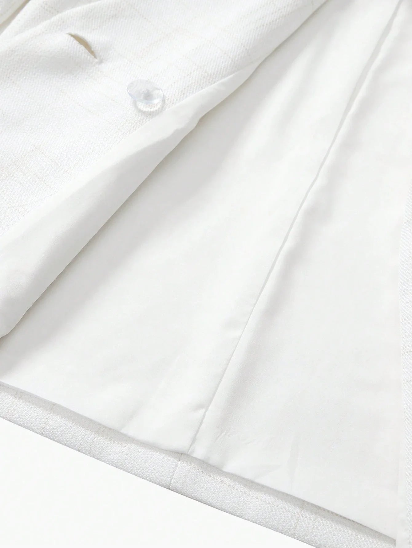 PREMIUM PLAID DOUBLE BREASTED STRUCTURED BLAZER PEARL BUTTON OVERSIZED BLAZER WORKSPRING SUMMER