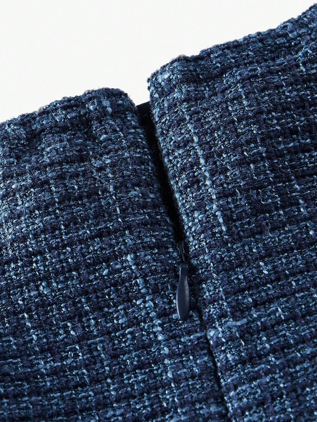 PREMIUM PLAID PRINT SLANT POCKET RAW HEM FLARE LEG OVERALL JUMPSUIT WITHOUT BLACK SWEATER AND BELT