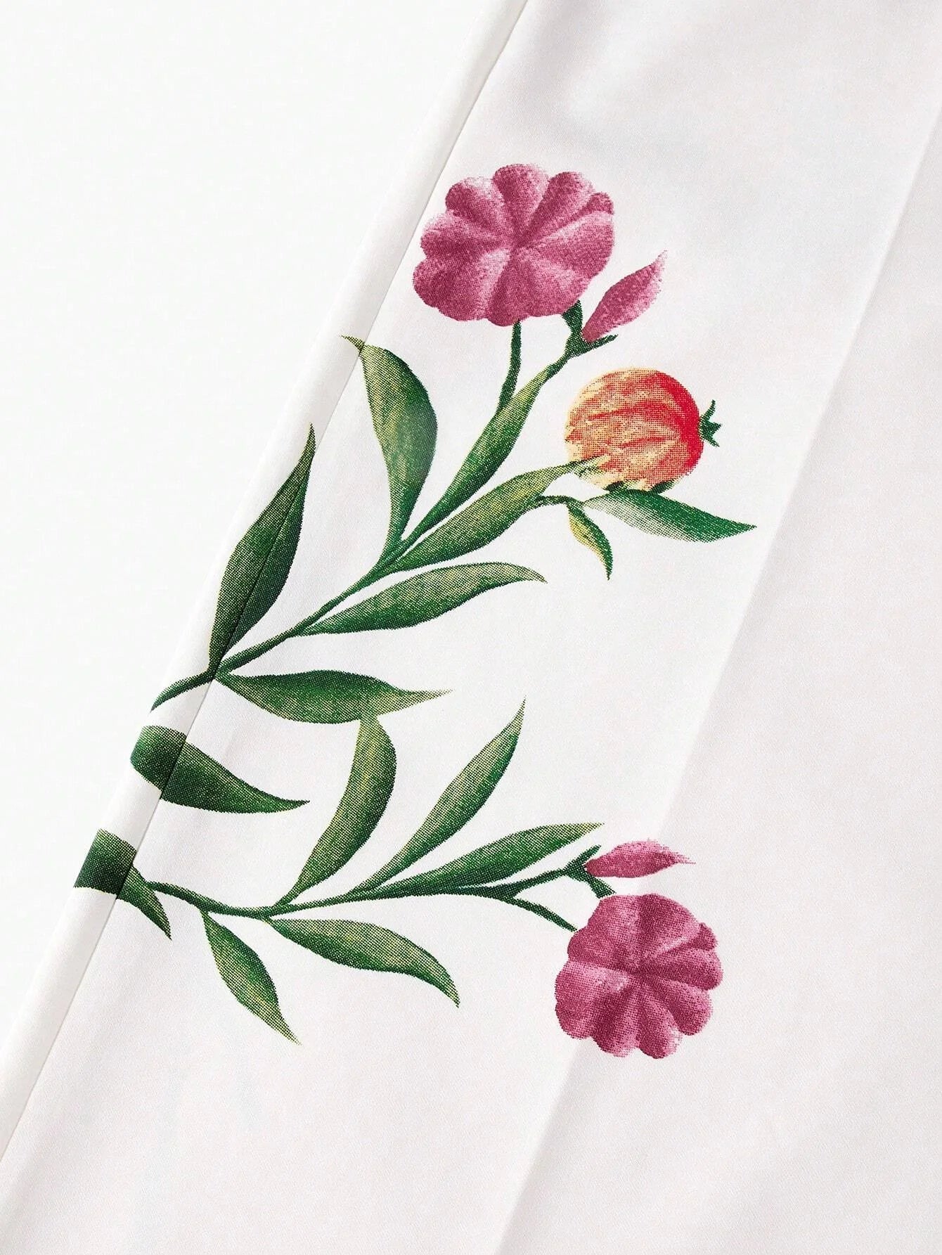 PREMIUM PLANTS PRINT WIDE LEG TUBE JUMPSUITSUMMER OUTFITS