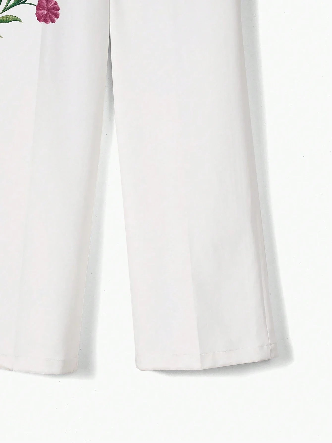 PREMIUM PLANTS PRINT WIDE LEG TUBE JUMPSUITSUMMER OUTFITS