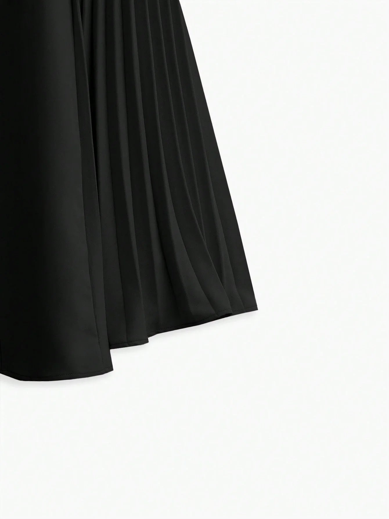 PREMIUM PLEATED CORSET MIDI DRESS