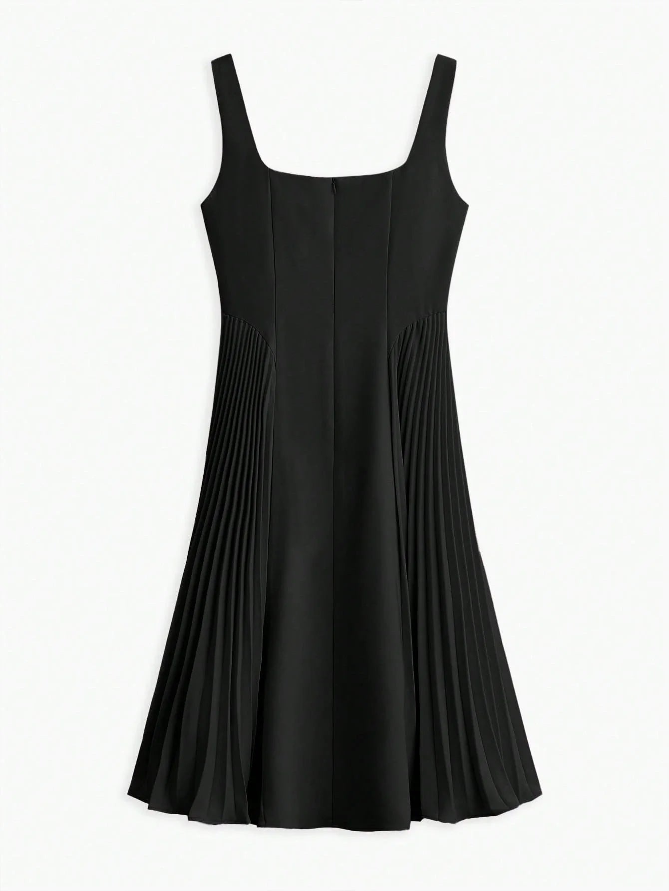 PREMIUM PLEATED CORSET MIDI DRESS